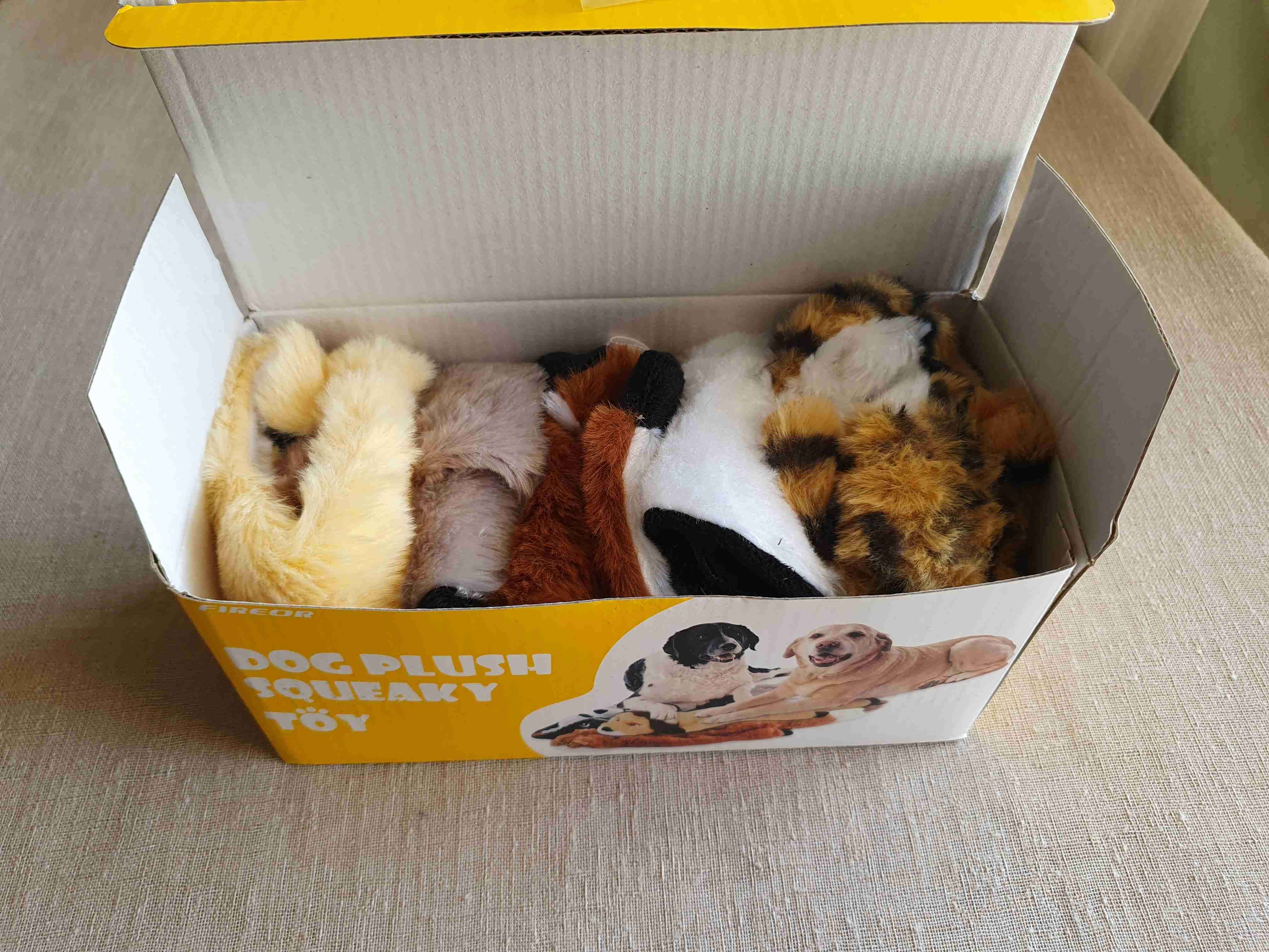 Set Juguete de peluche chillón para perro Anties - miniatura 6