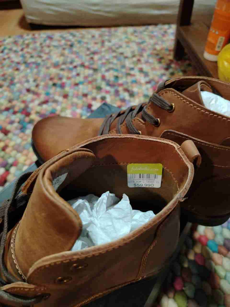 Botines de cuero café - miniatura 2