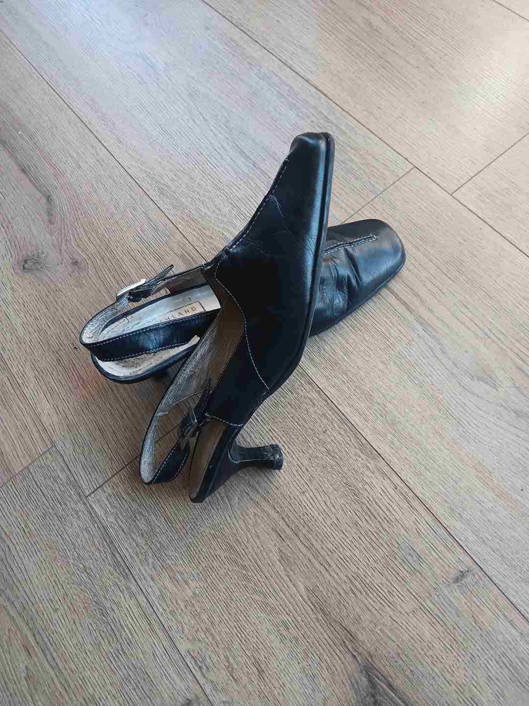 Zapatos de cuero negros mujer - 2