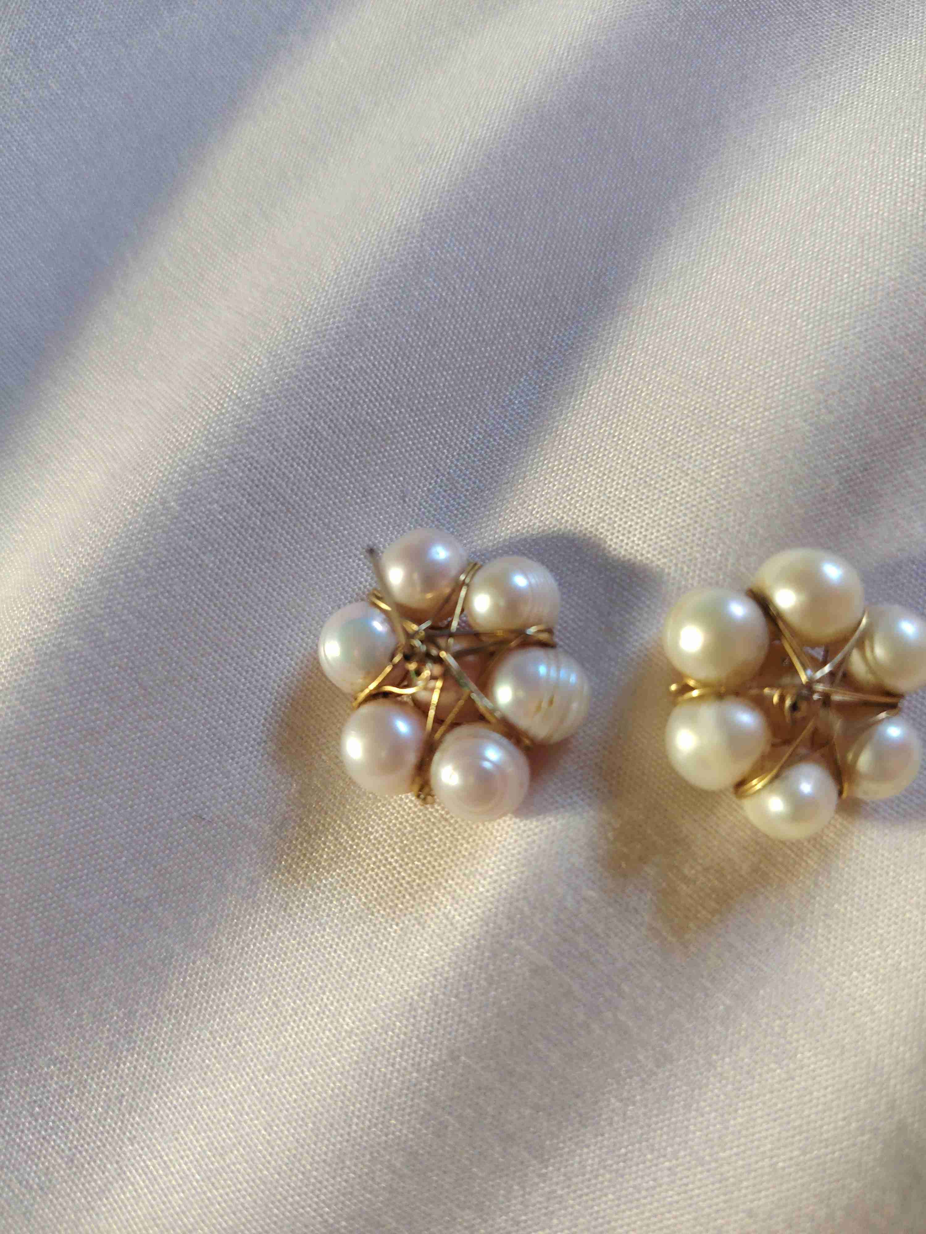 Son un par de sarcillos de perlas cultivadas - miniatura 2