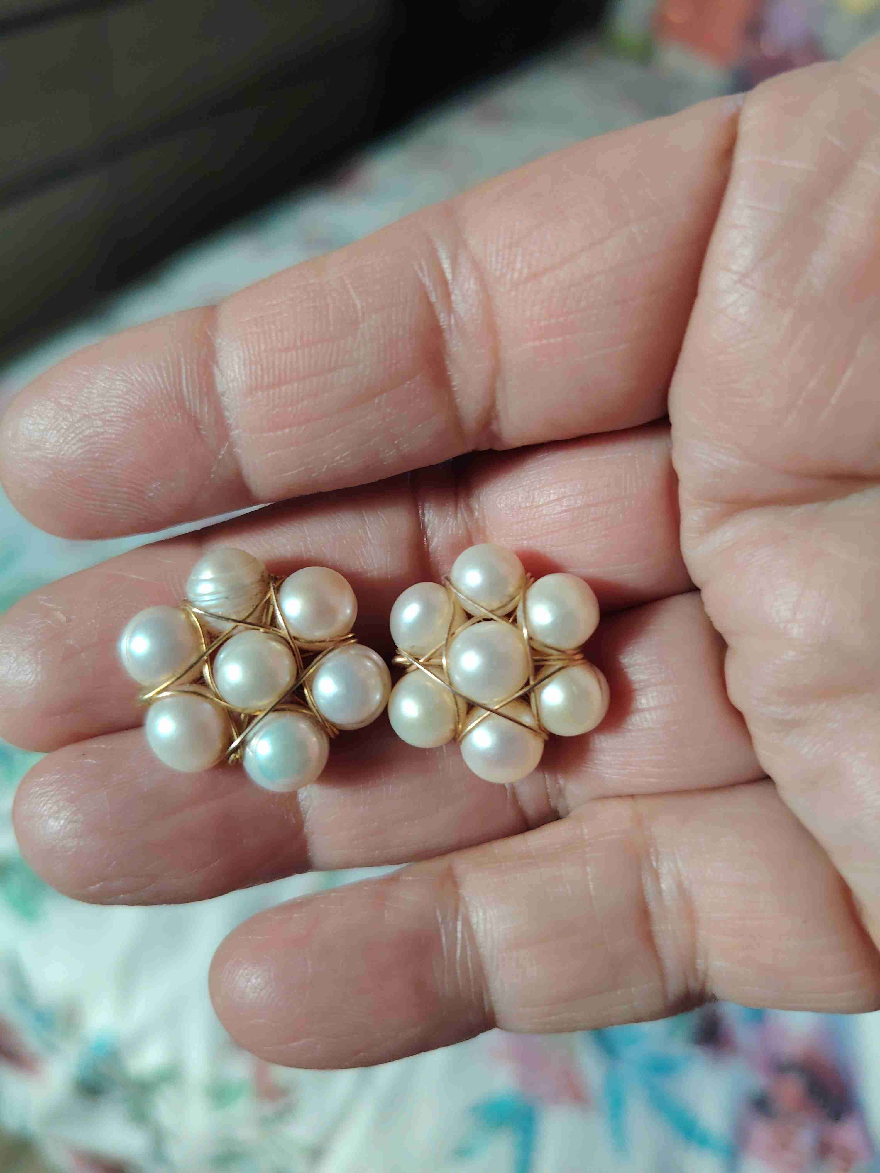 Son un par de sarcillos de perlas cultivadas - miniatura 3