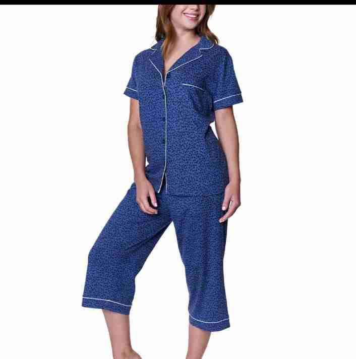 Pijama azul con estampado - miniatura 4