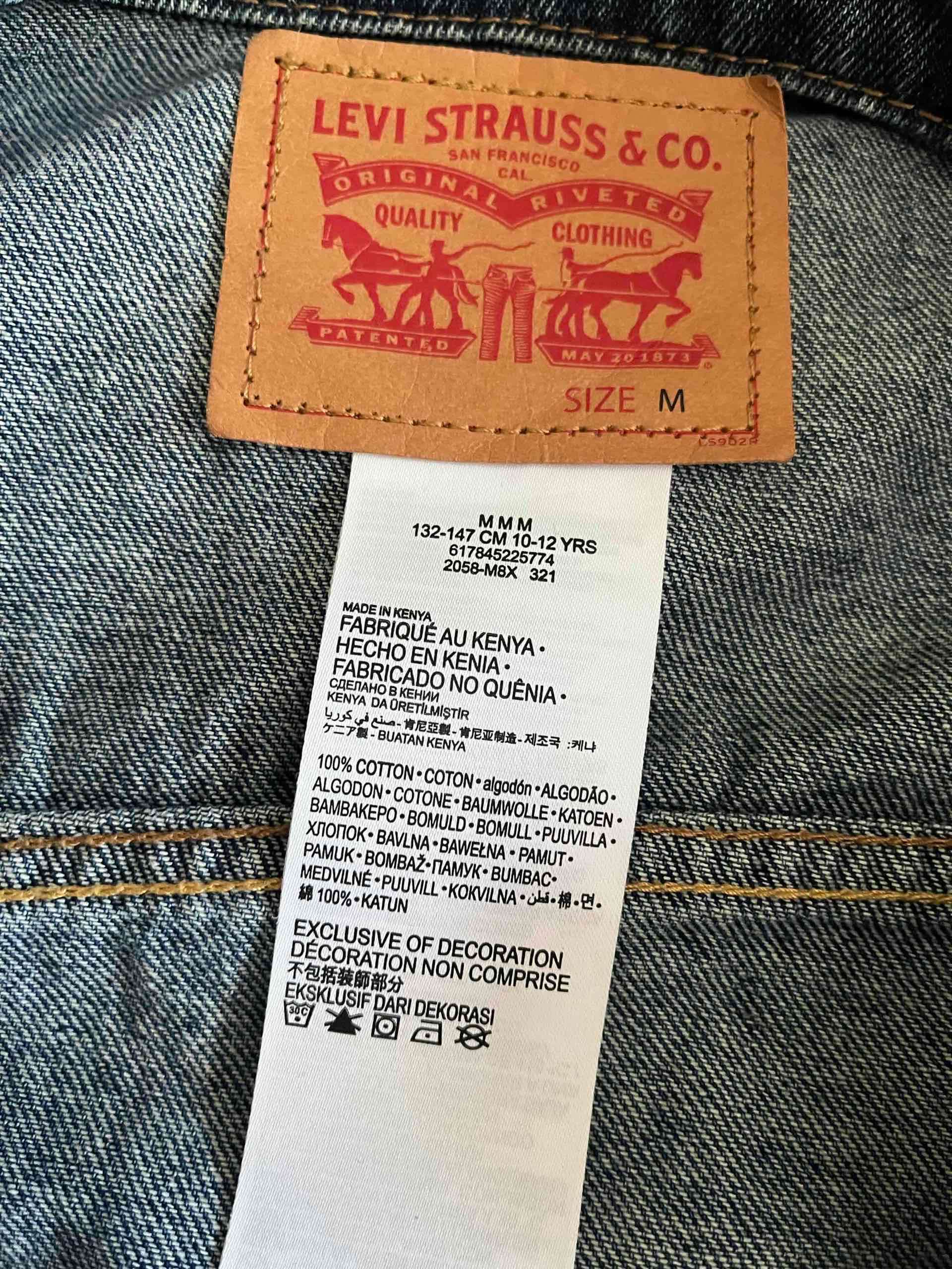Chaqueta de mezclilla Levi's azul - miniatura 2