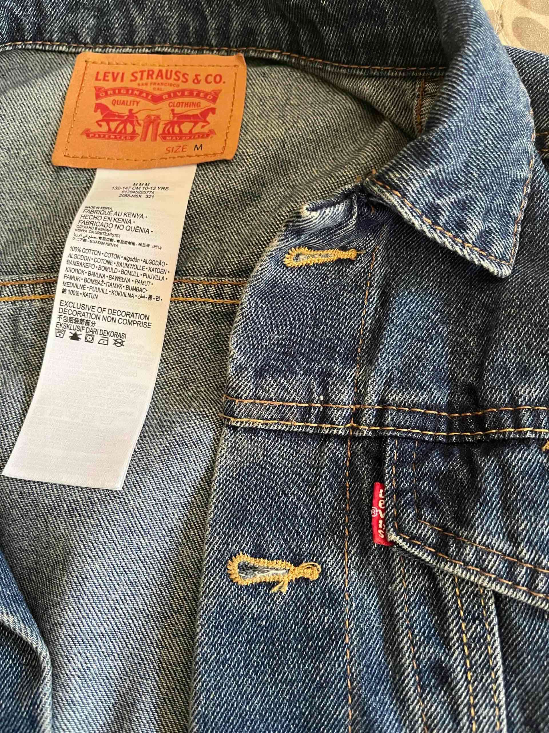 Chaqueta de mezclilla Levi's azul - miniatura 3