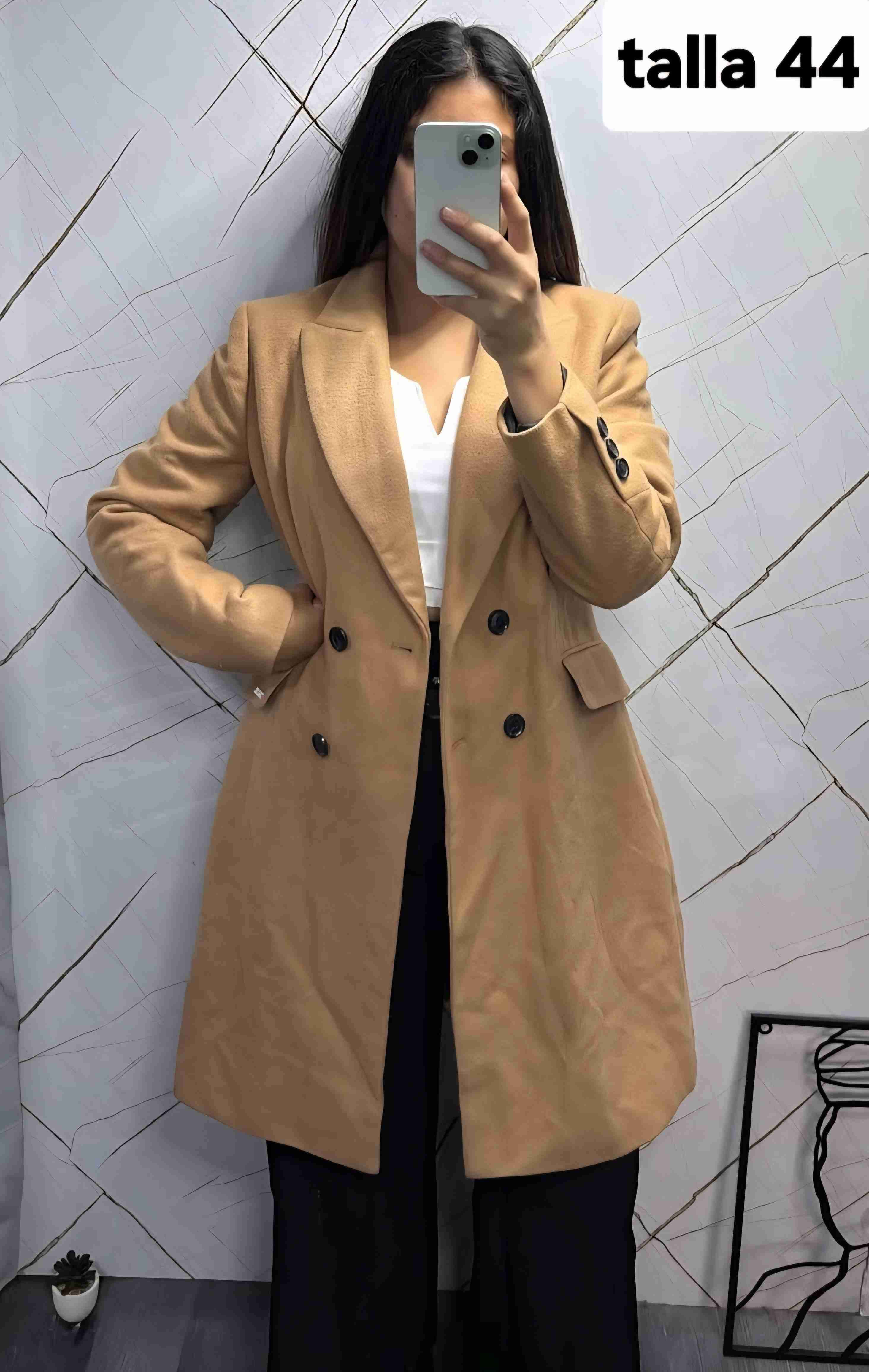 Abrigo camel - miniatura 3