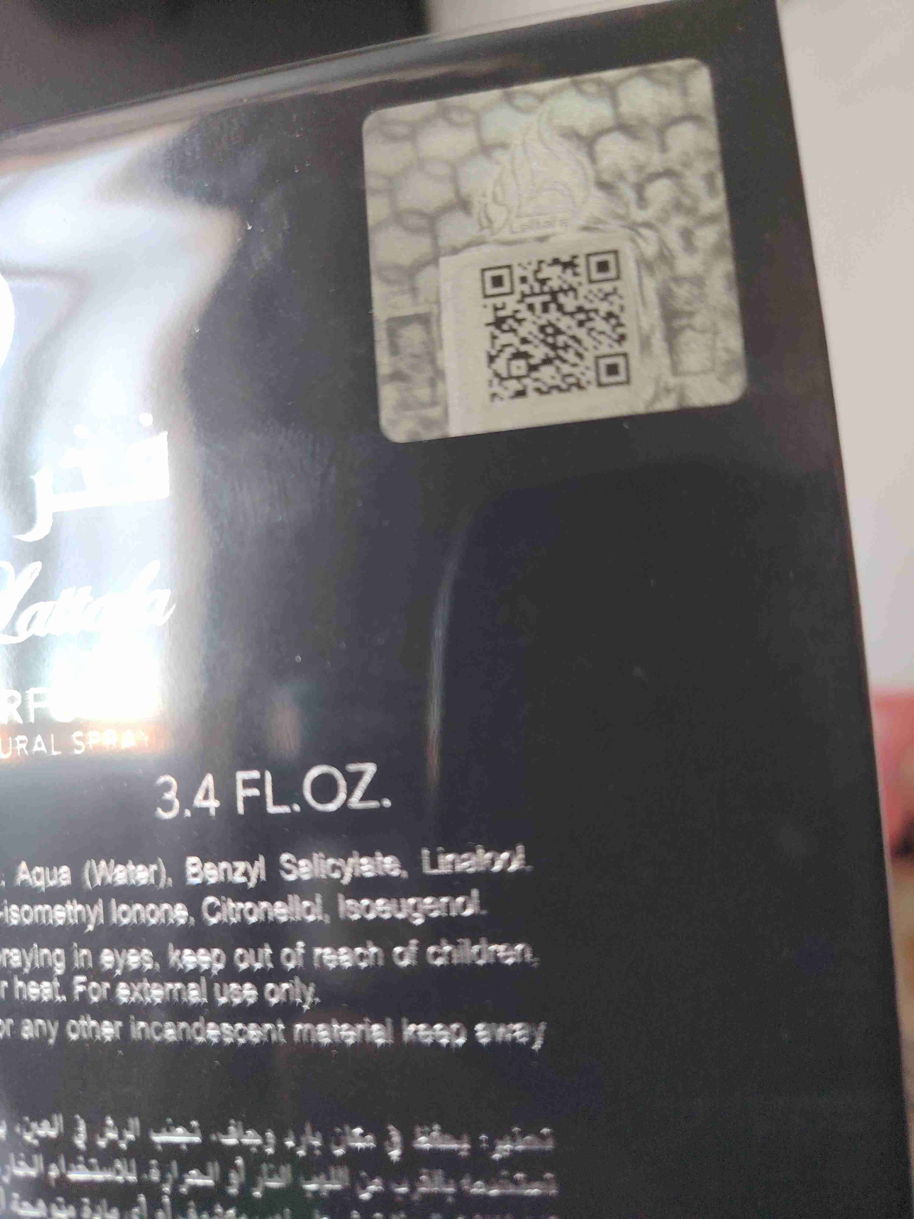 Perfume arabe lattafa fakhar Black - miniatura 3