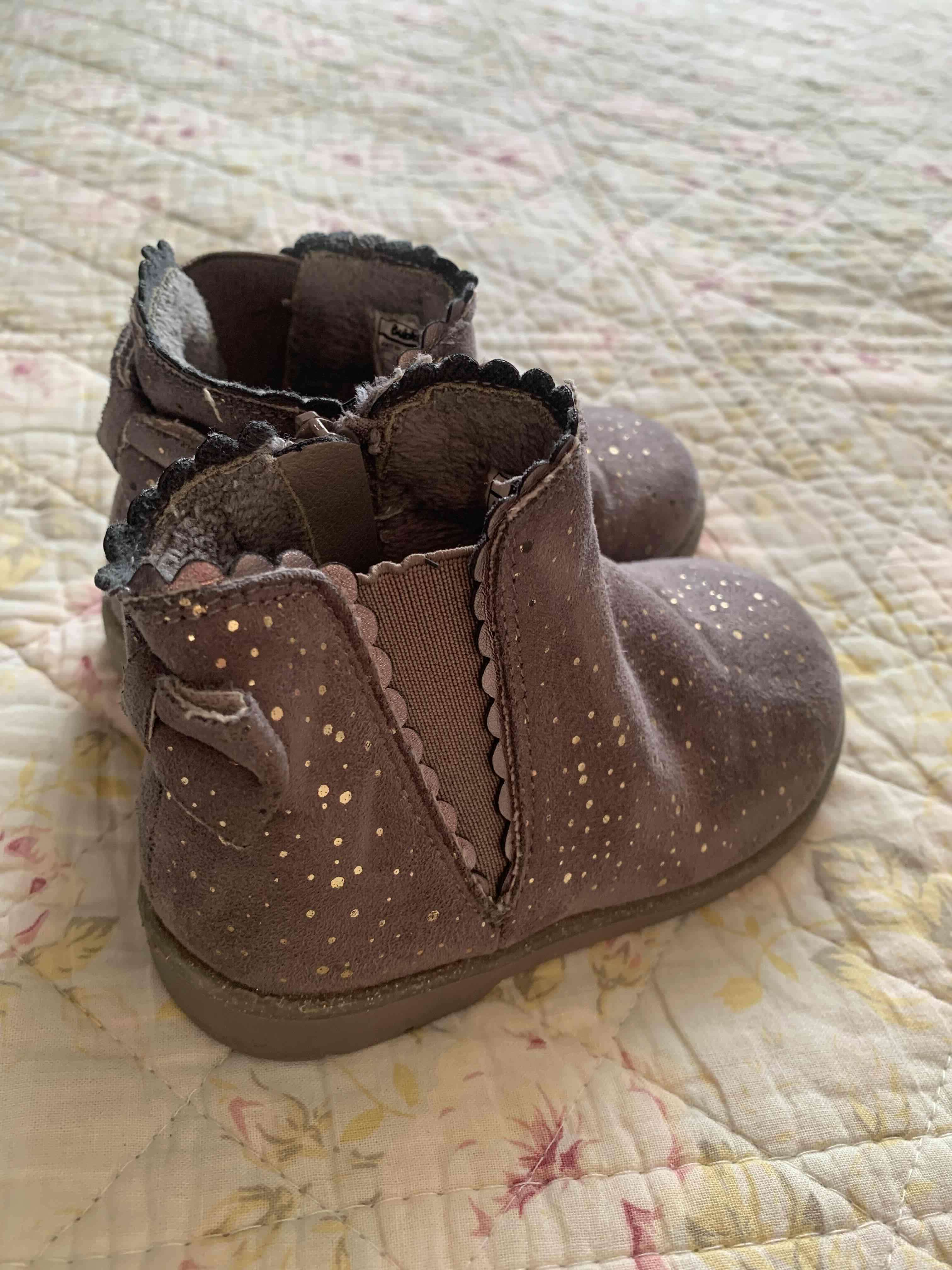Botines infantiles con brillo - miniatura 2