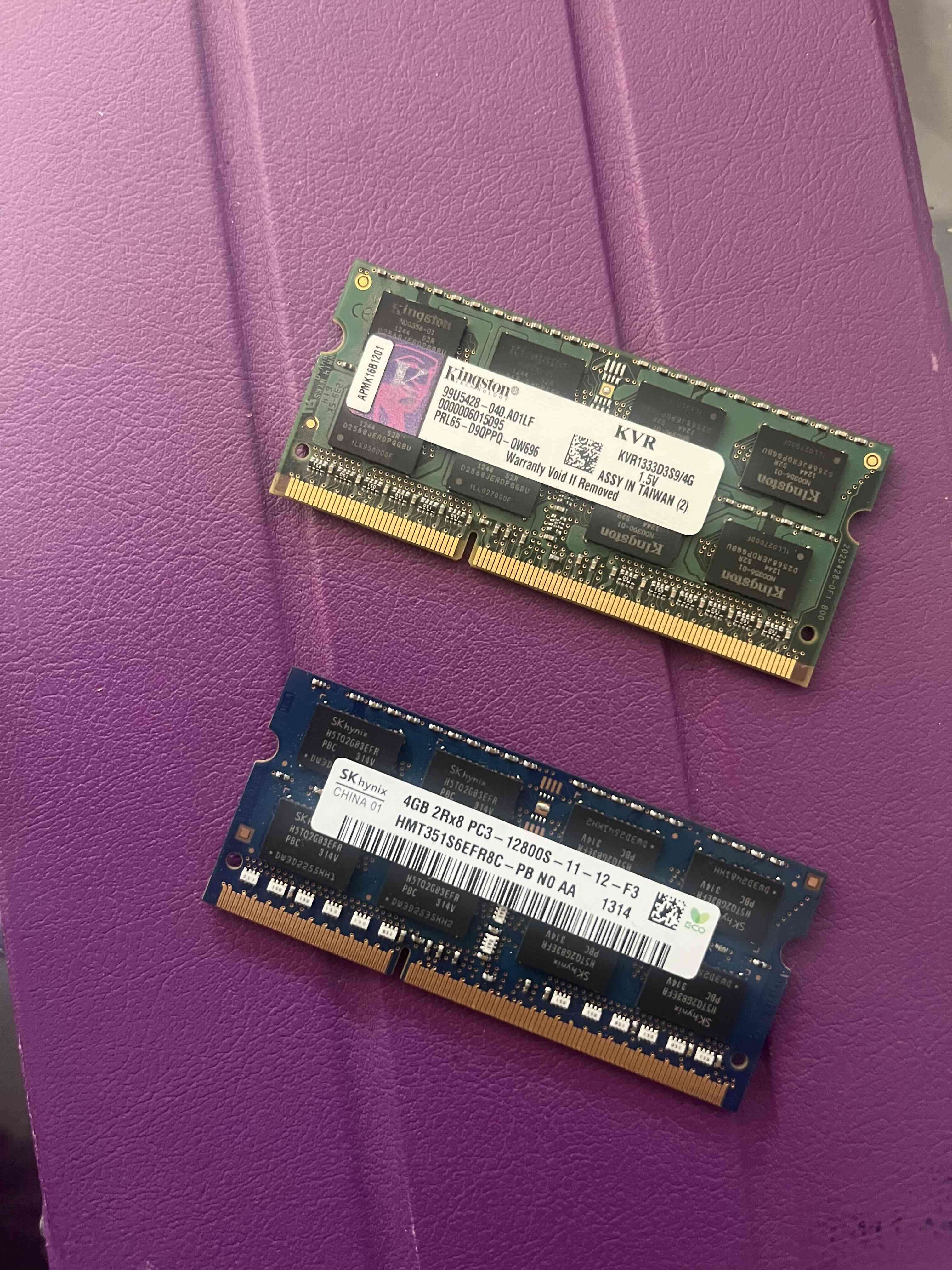 Memorias RAM DDR3 4GB