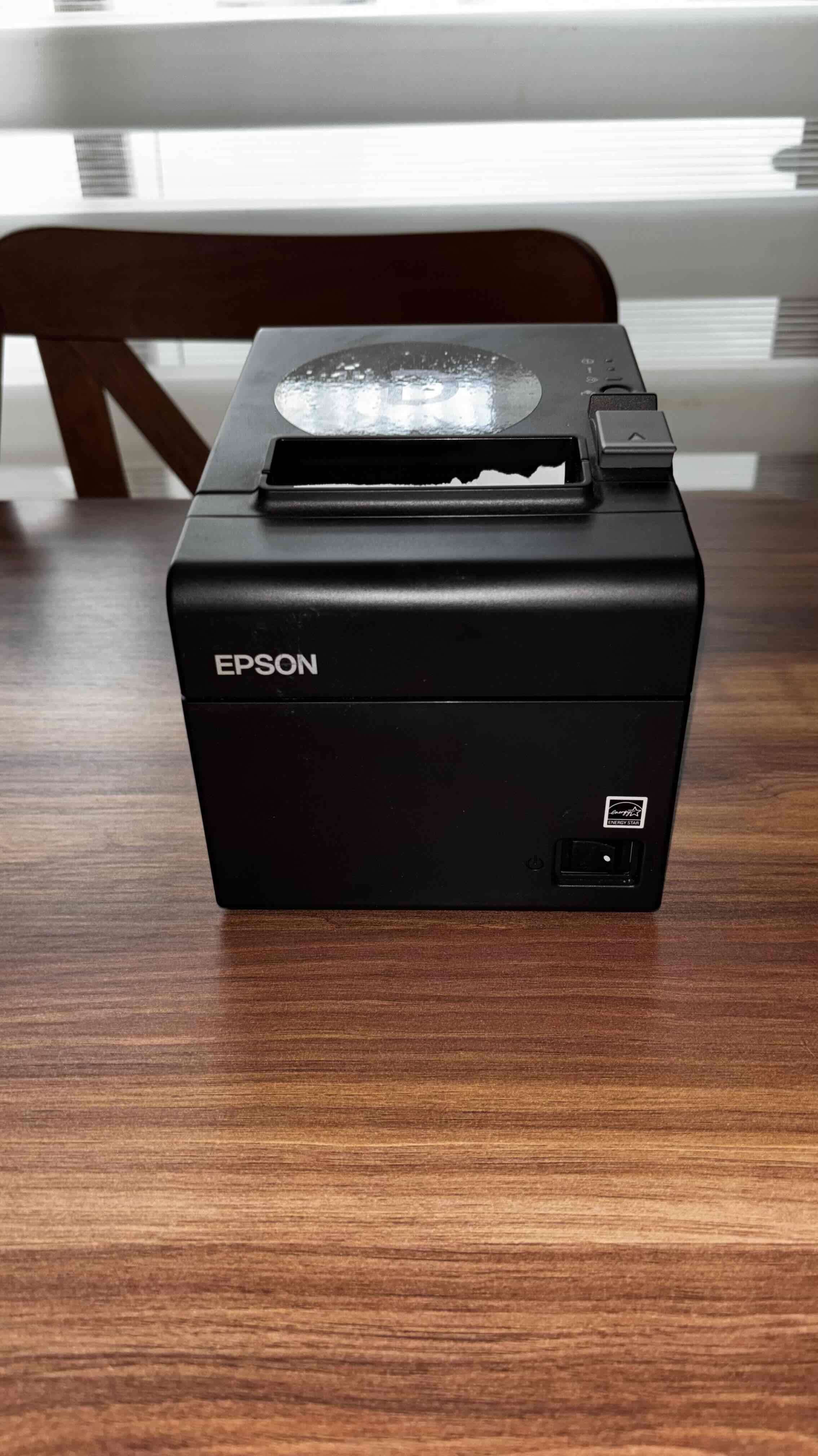 Impresora térmica Epson negra para boletas - miniatura 1