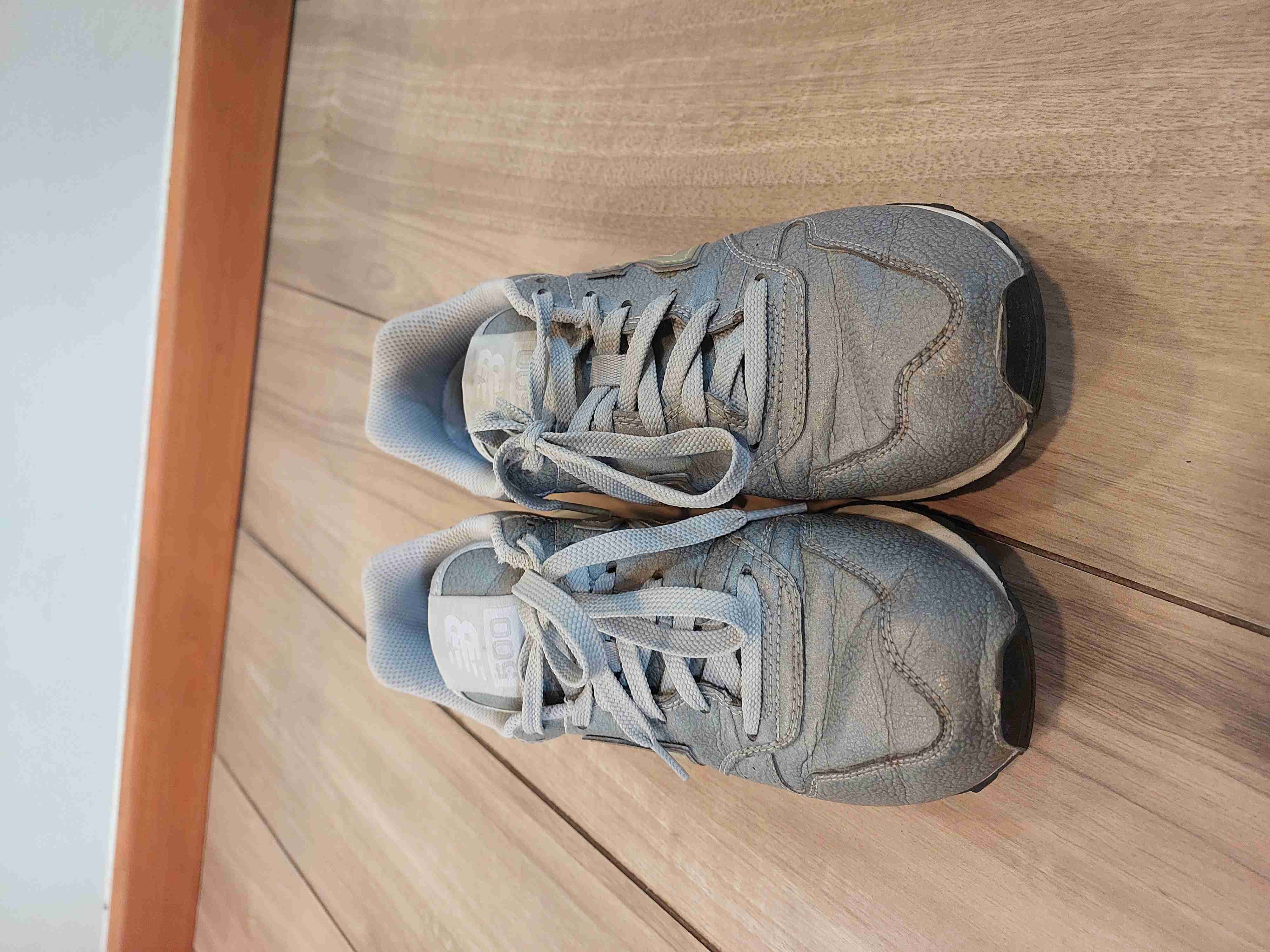 Zapatillas gris New Balance - miniatura 3