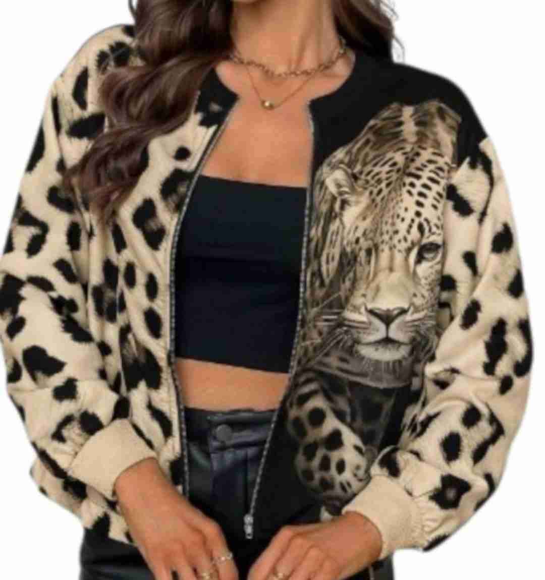 Chaqueta animal print leopardo - 1