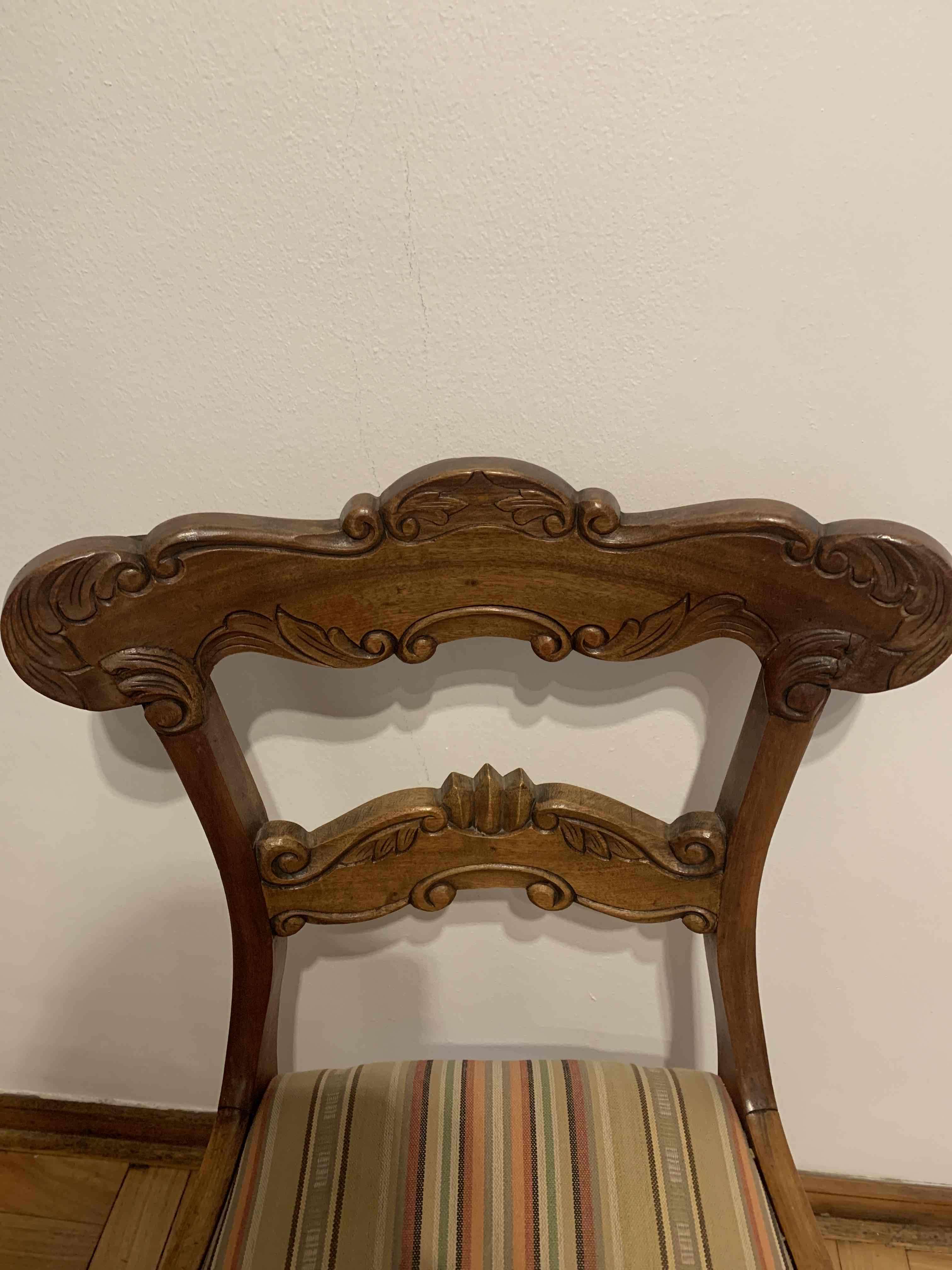 Silla de madera vintage - miniatura 3