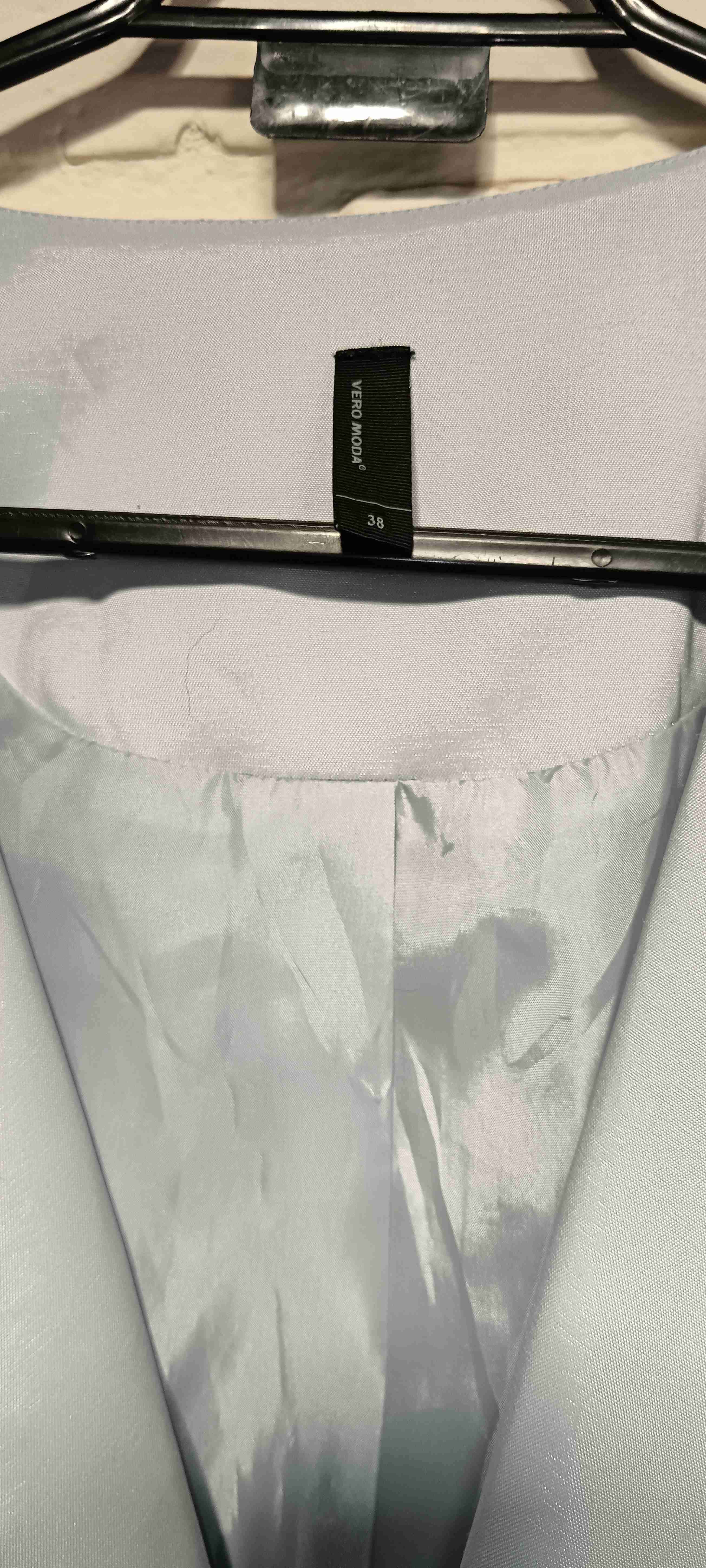 Blazer celeste claro elegante mujer - miniatura 2