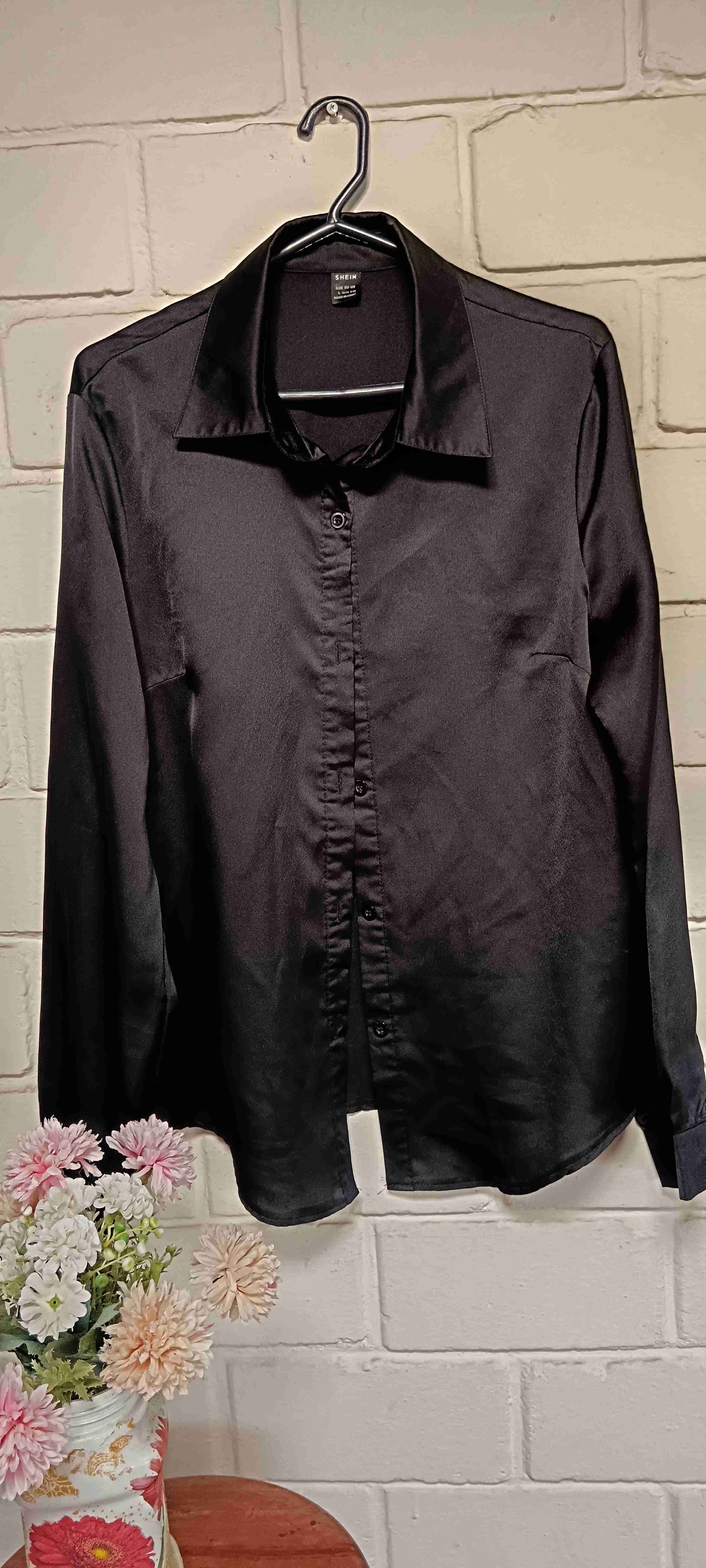 Camisa negra de mujer - miniatura 1