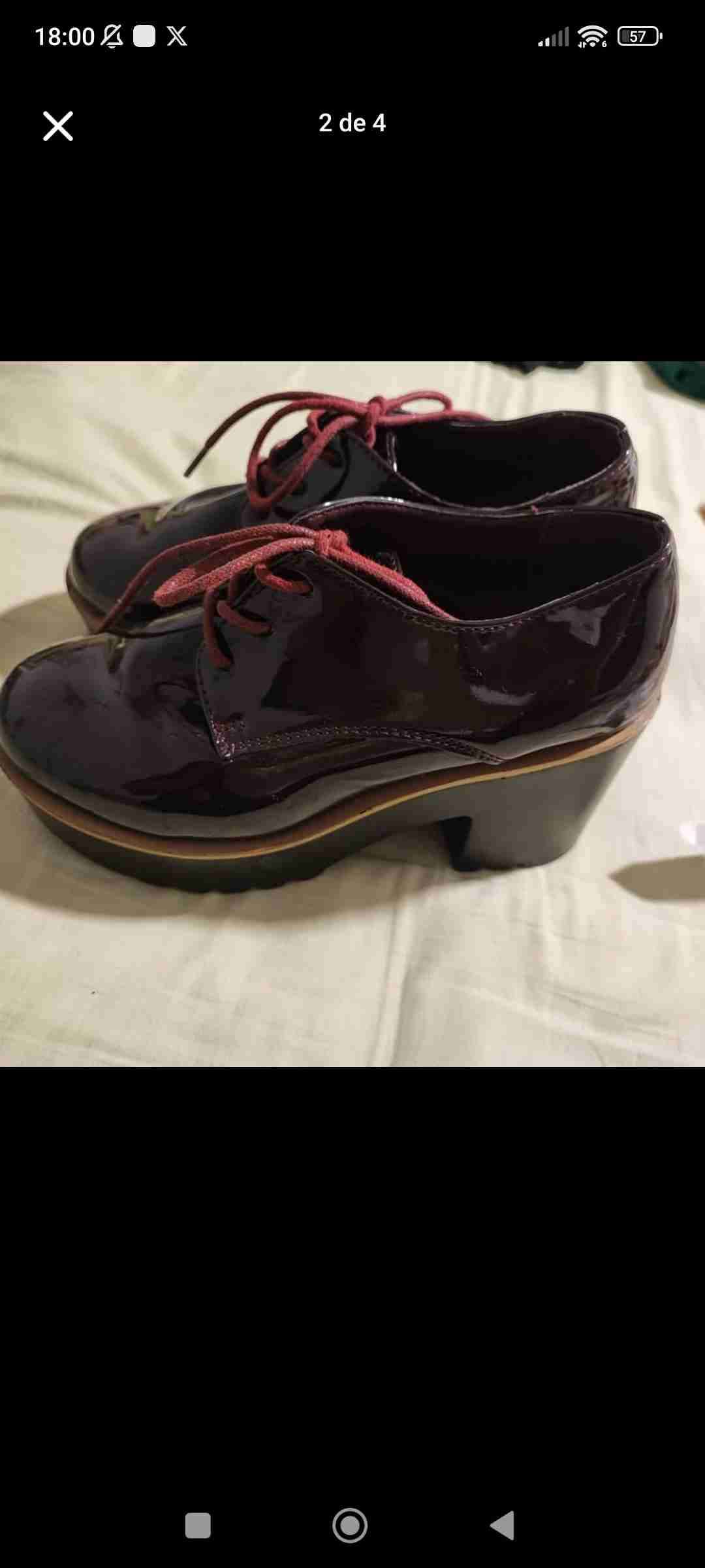 Zapatos de charol burdeos - 2