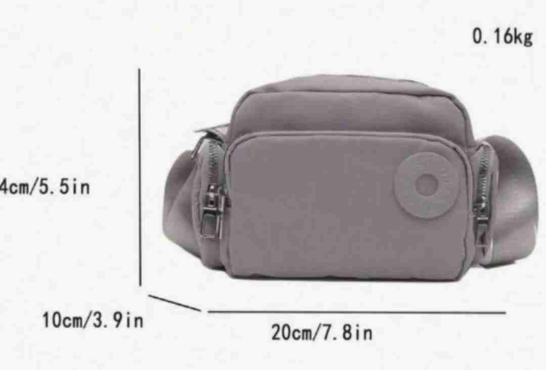 Bandolera gris deportiva - 2