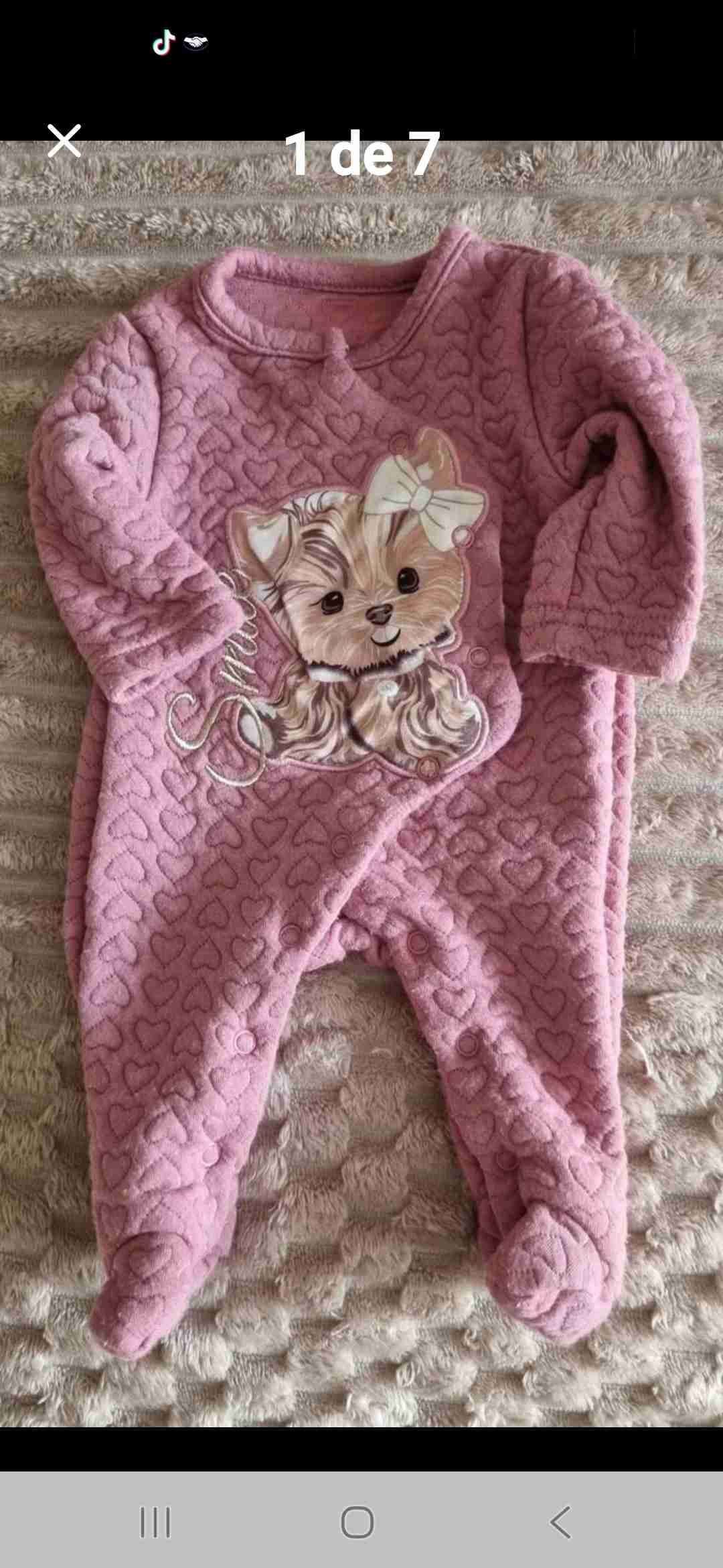 Pilucho rosado con diseño de perrito - miniatura 1