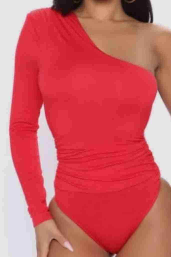 Body rojo un hombro - 1