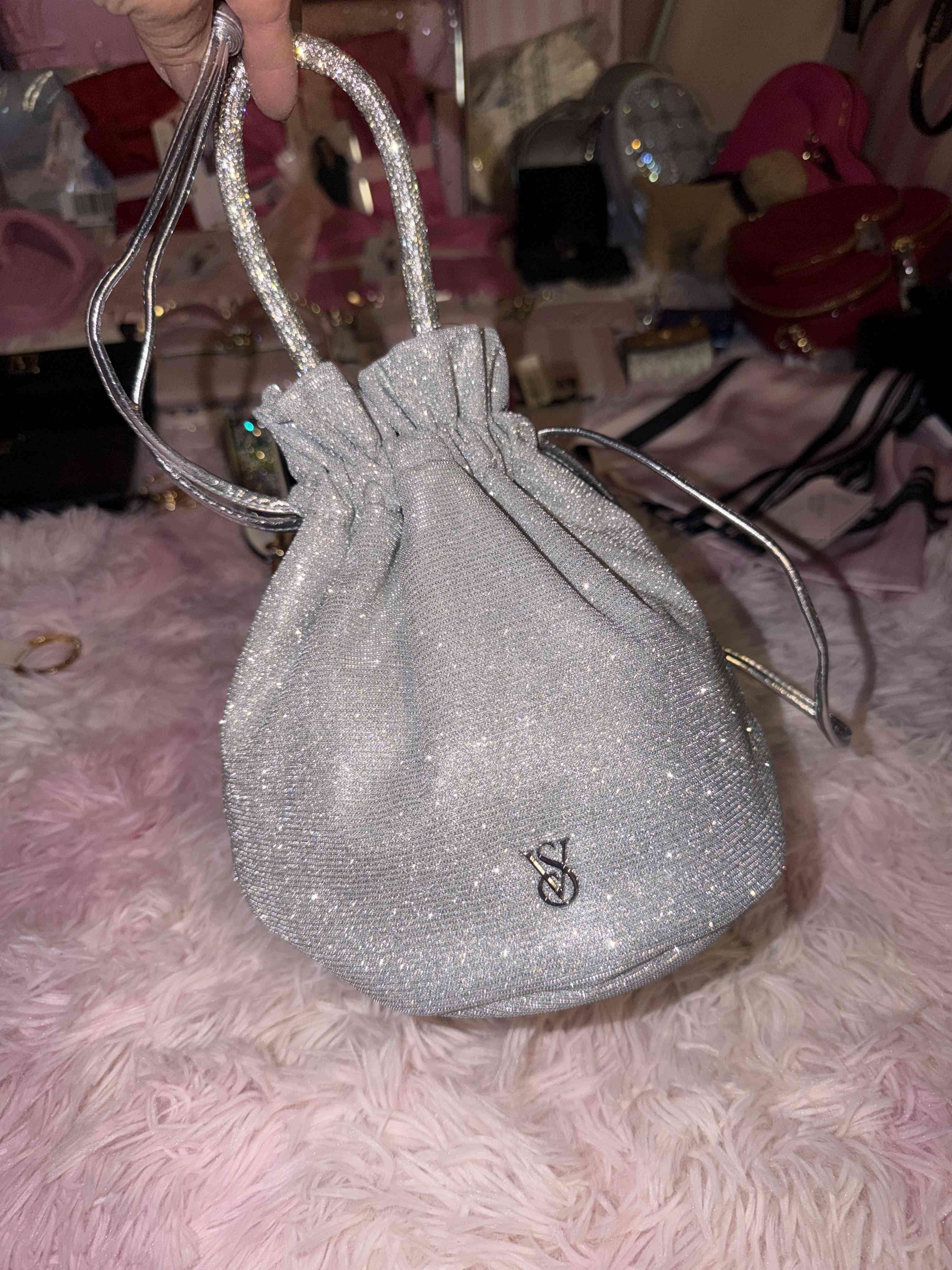 Bolso plateado brillante - 6