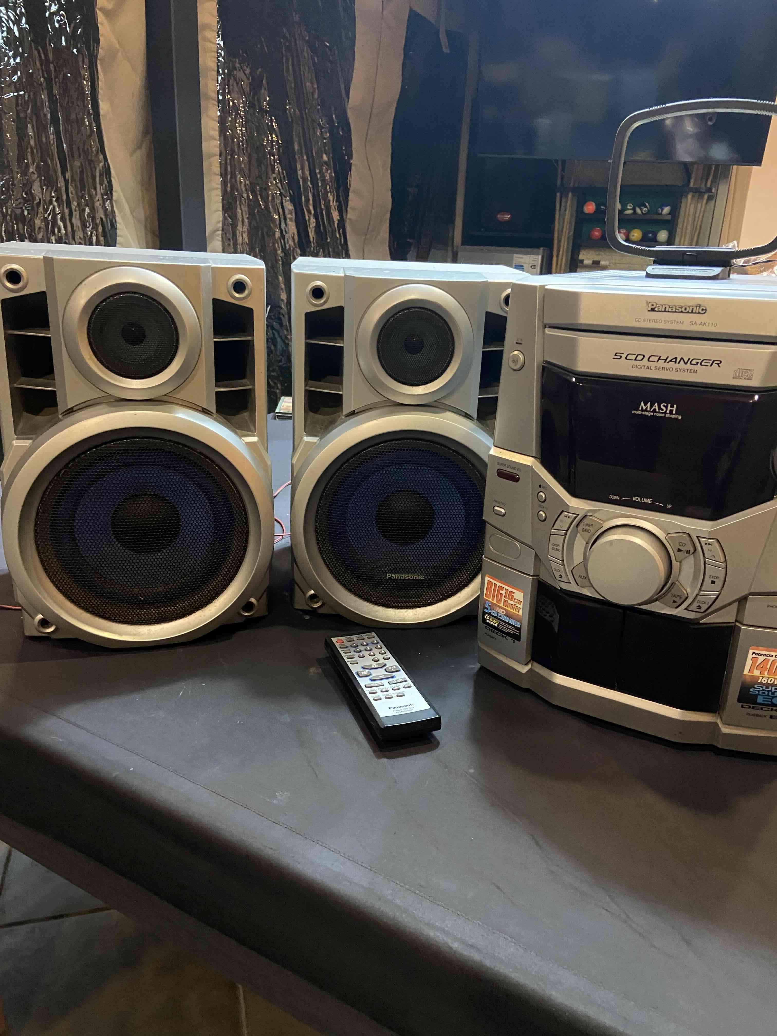 Equipo Panasonic con cambiador de CD - miniatura 2