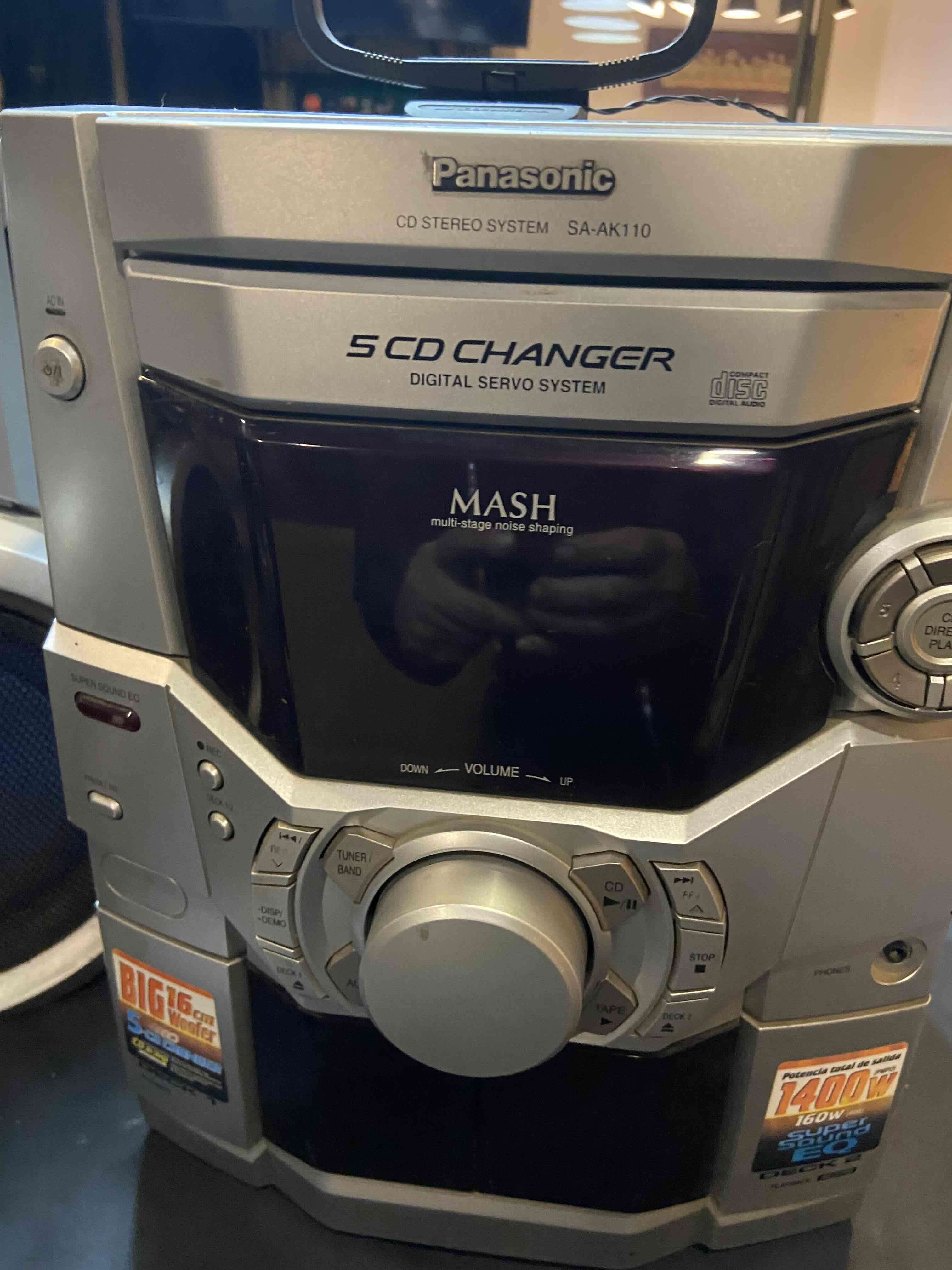 Equipo Panasonic con cambiador de CD - miniatura 3