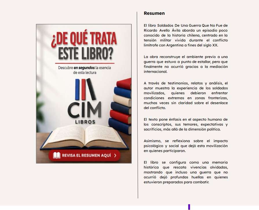 Soldados De Una Guerra Que No Fue - Ricardo Avello - miniatura 5