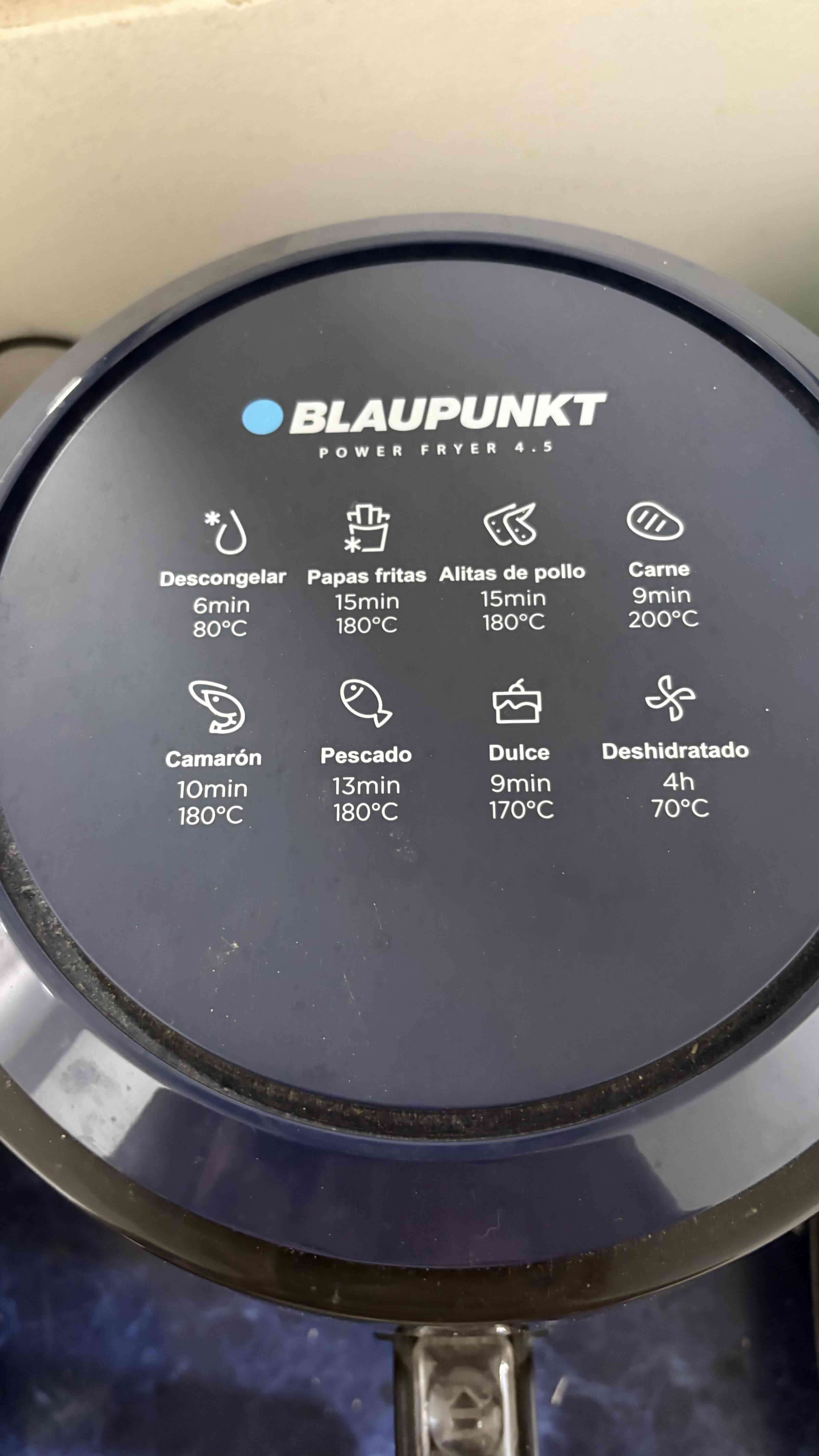 Freidora de aire Blaupunkt 1500W - miniatura 6