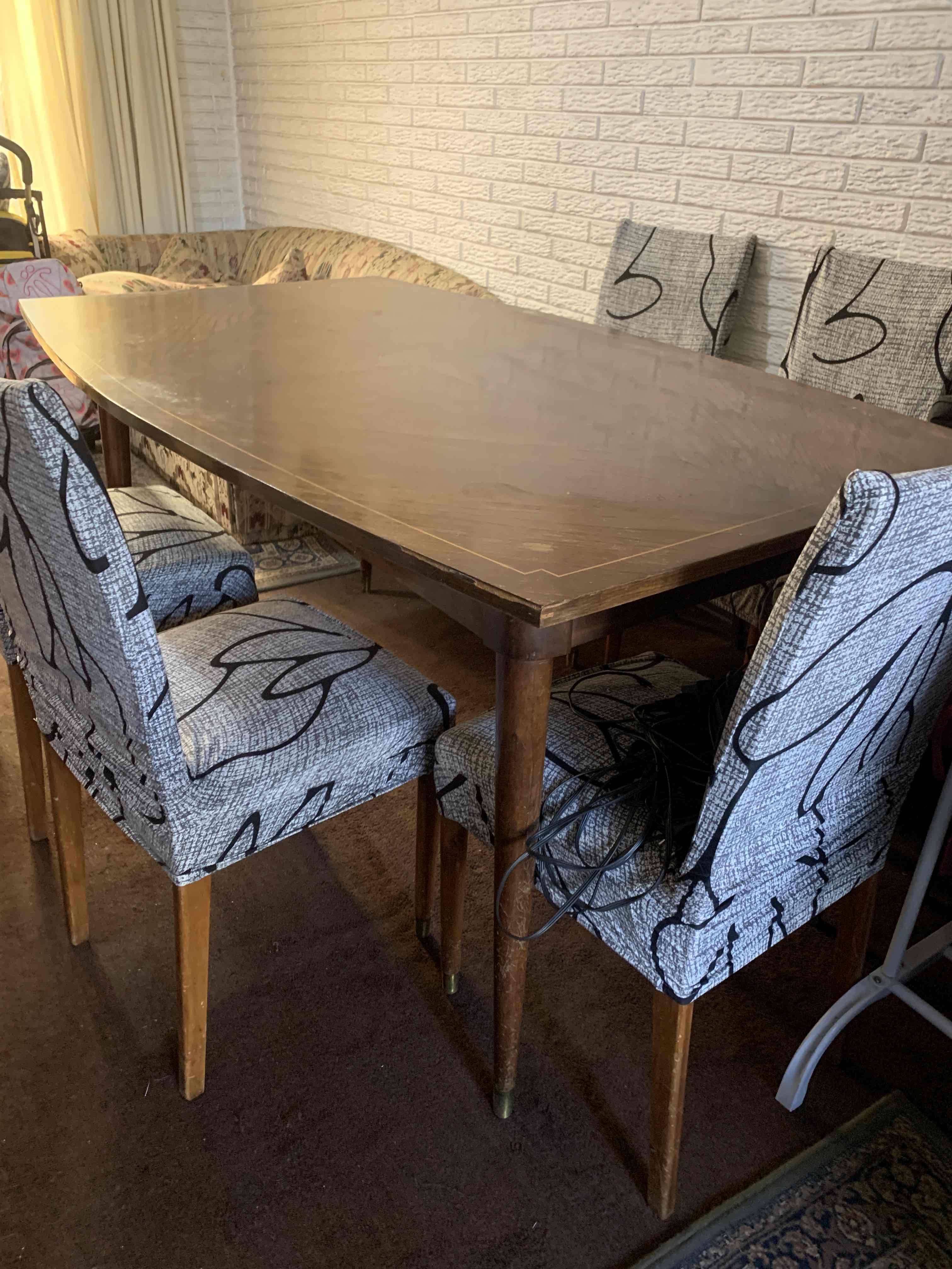 Conjunto de Mesa comedor de madera + Bife - miniatura 5