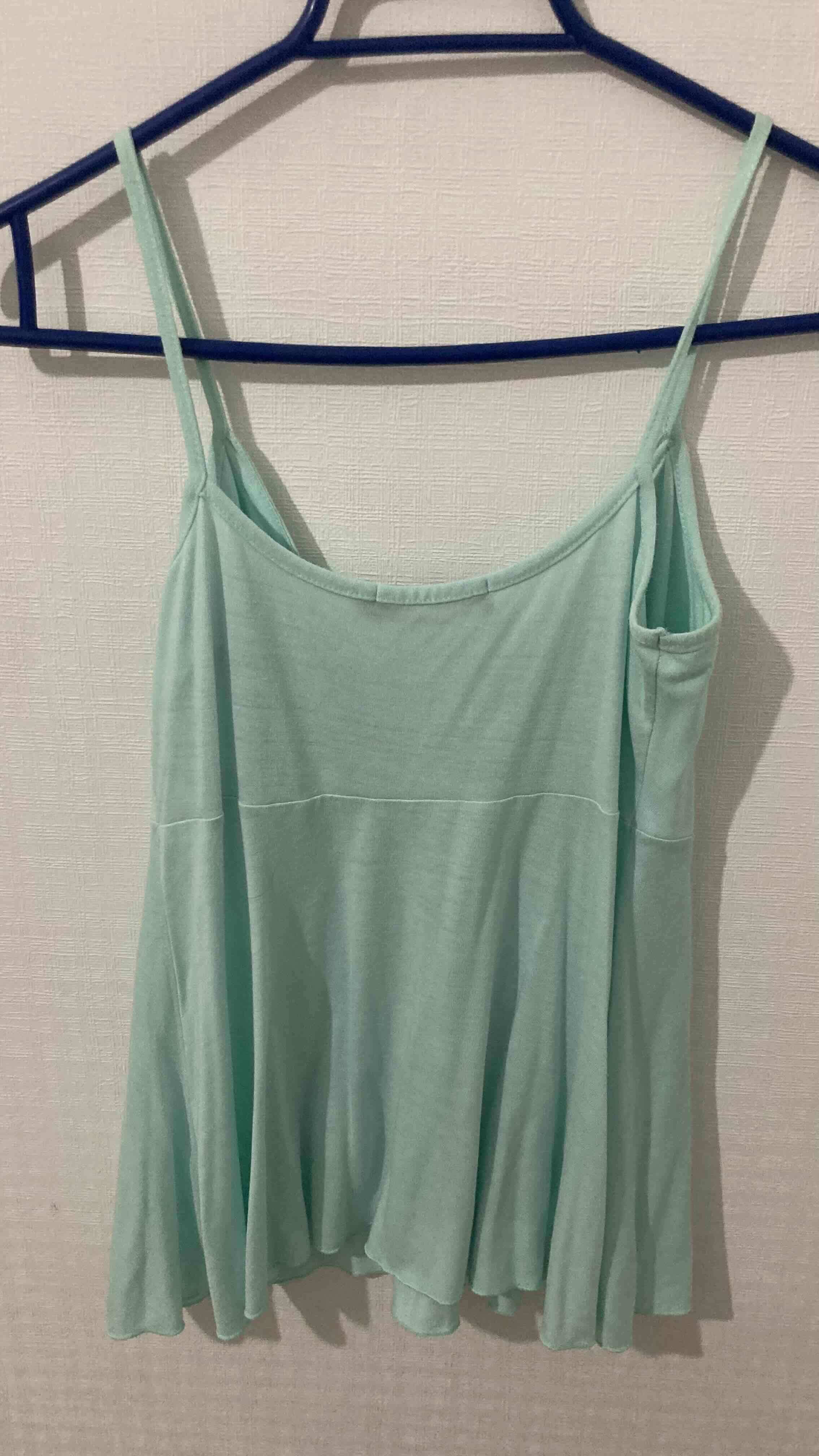 Polera verde menta con lentejuelas - miniatura 3