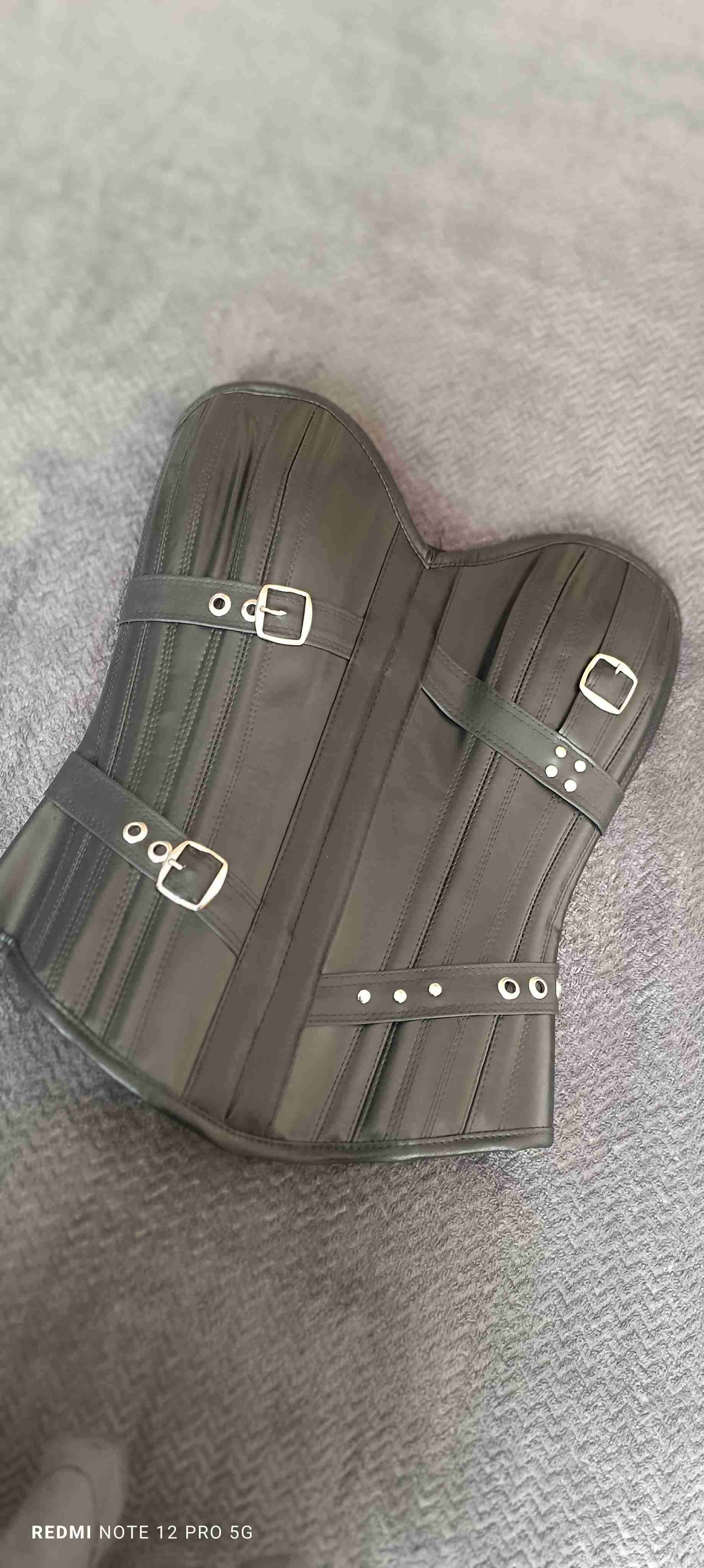 Corset negro con interior púrpura - miniatura 3