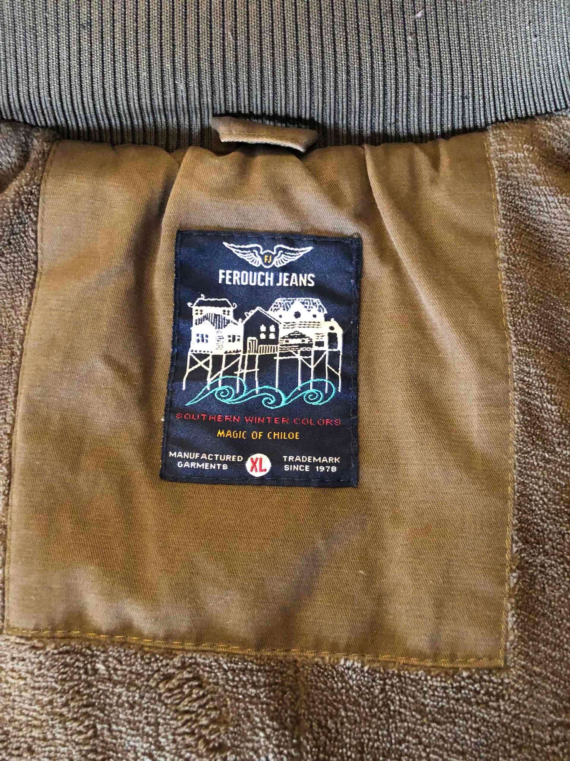 Chaqueta verde oliva de algodón - miniatura 3