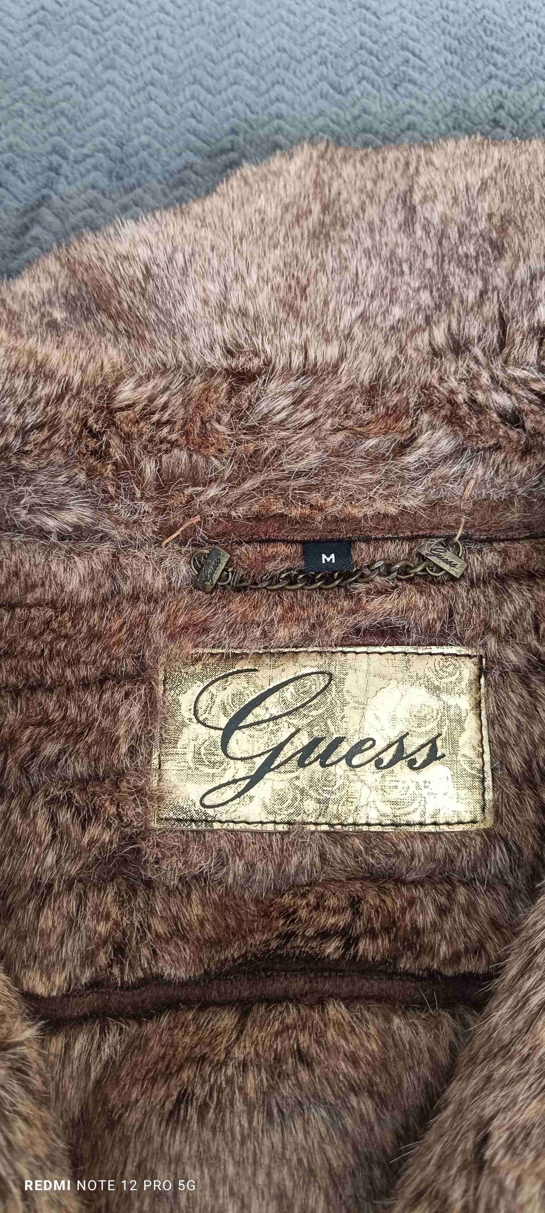Chaqueta Guess café con forro - miniatura 3