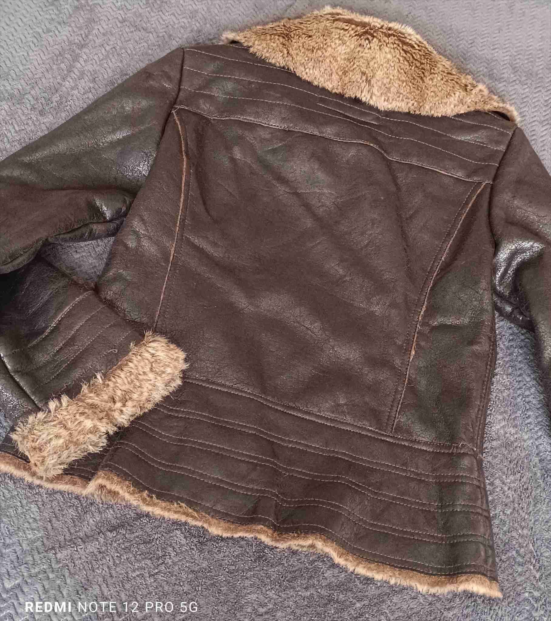 Chaqueta Guess café con forro - miniatura 5