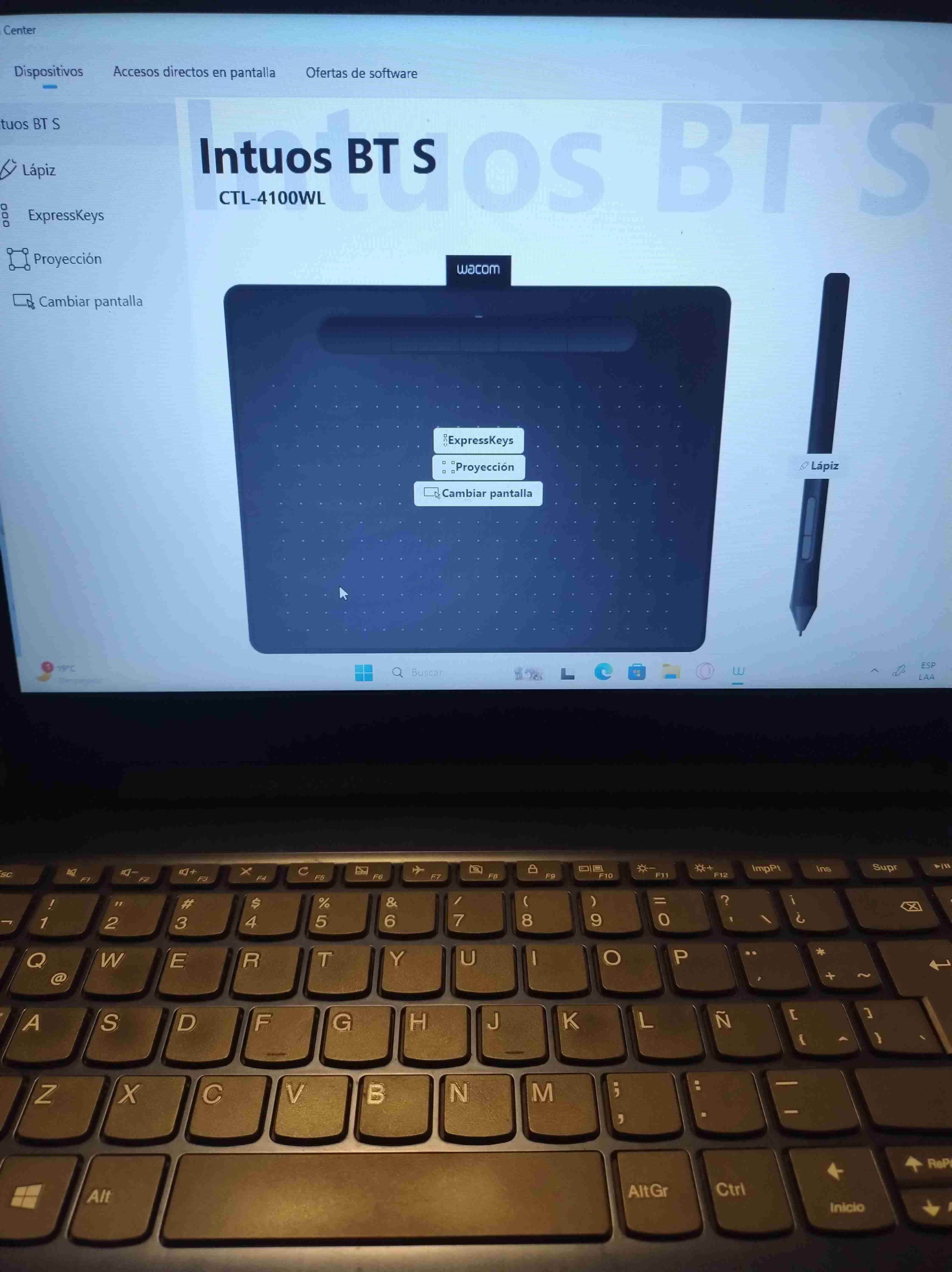 Tableta Wacom Intuos S Bluetooth - miniatura 5