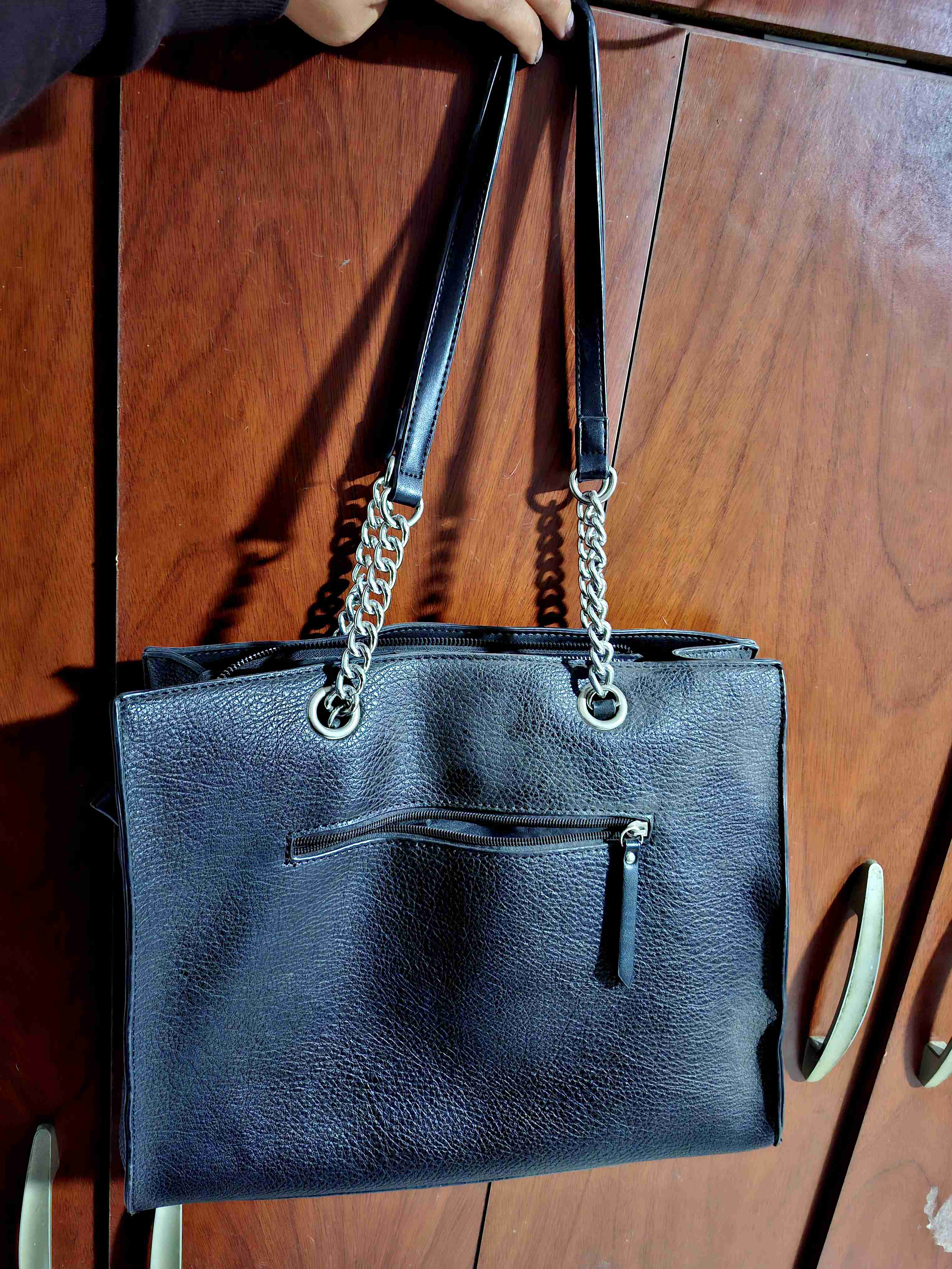 Cartera negra Amphora elegante - miniatura 2