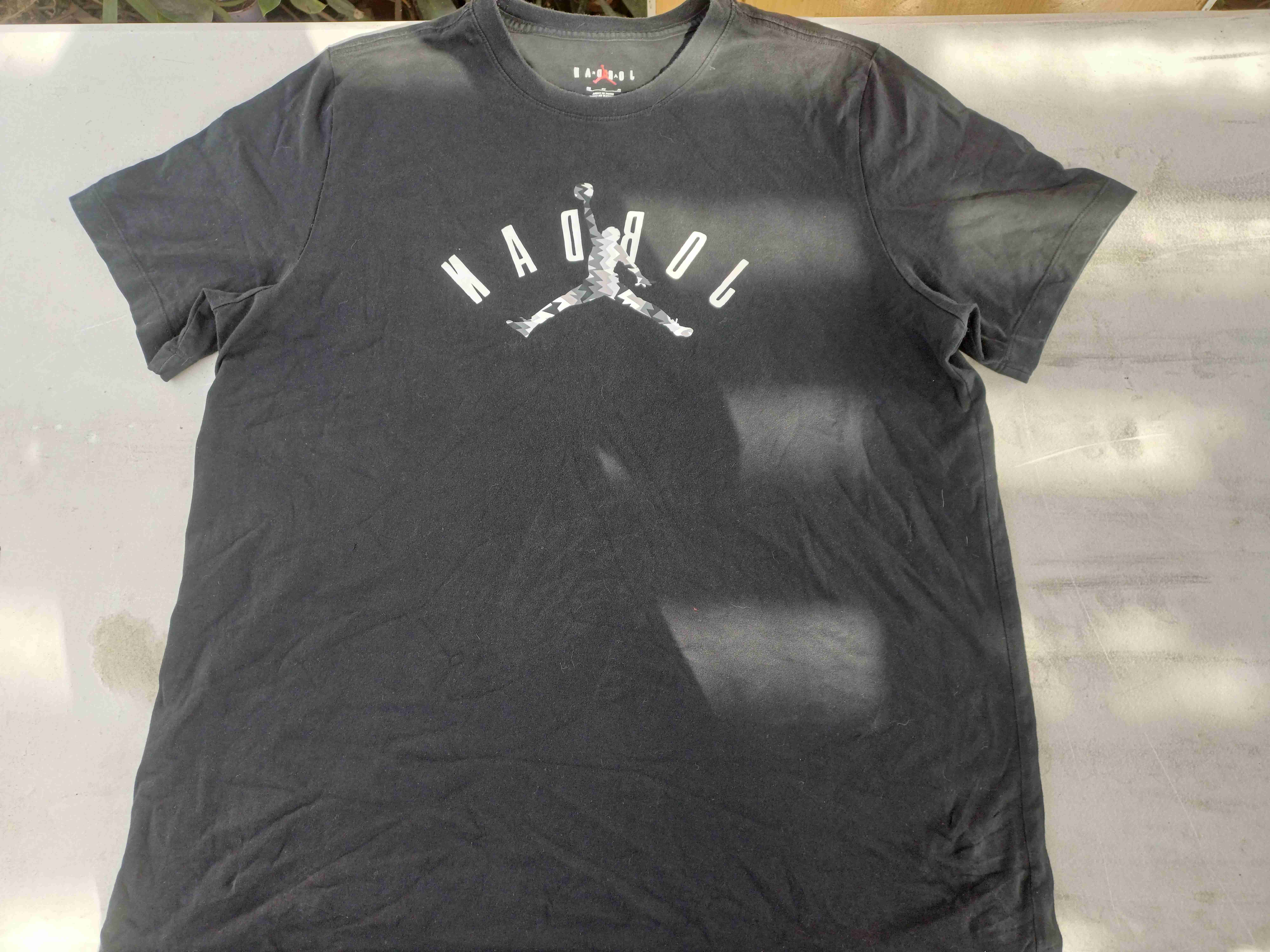 Polera negra Jordan hombri - miniatura 1