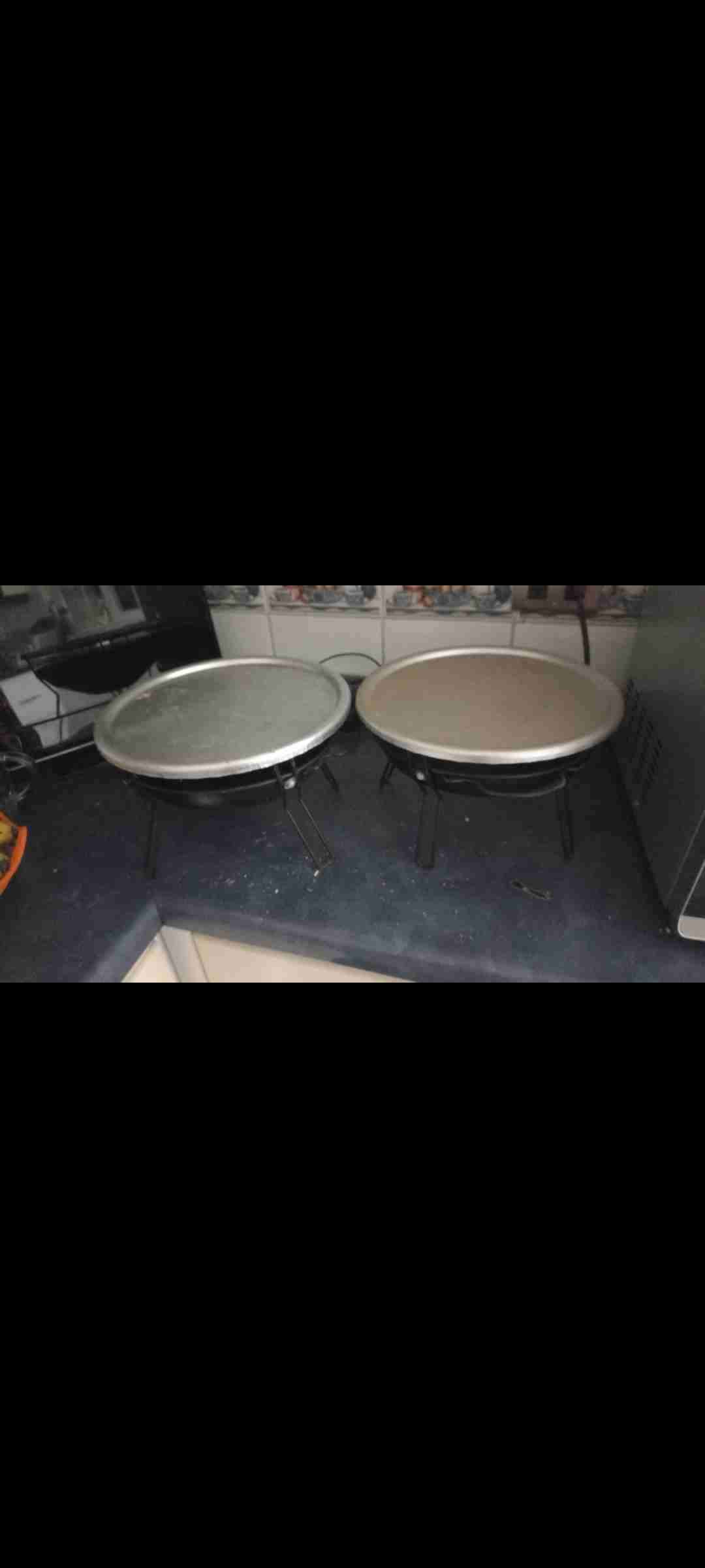 Mesas para parrilla de hierro