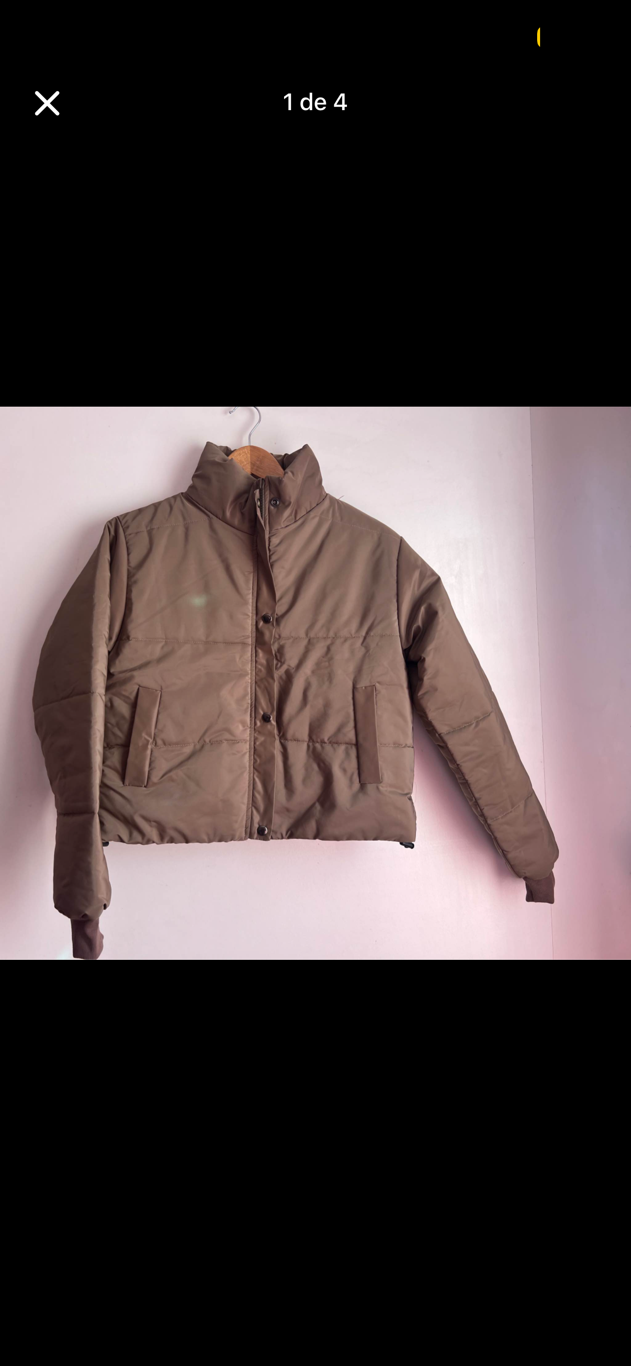 Chaqueta puffa cafe - miniatura 2