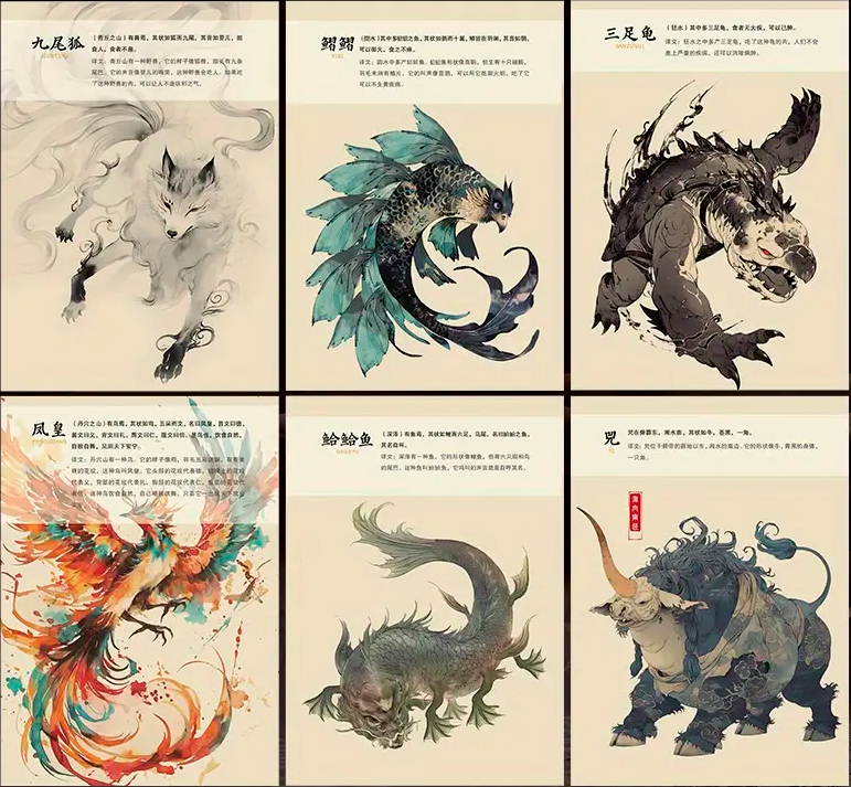 Libro ilustrado mitología y criaturas fantásticas - miniatura 2