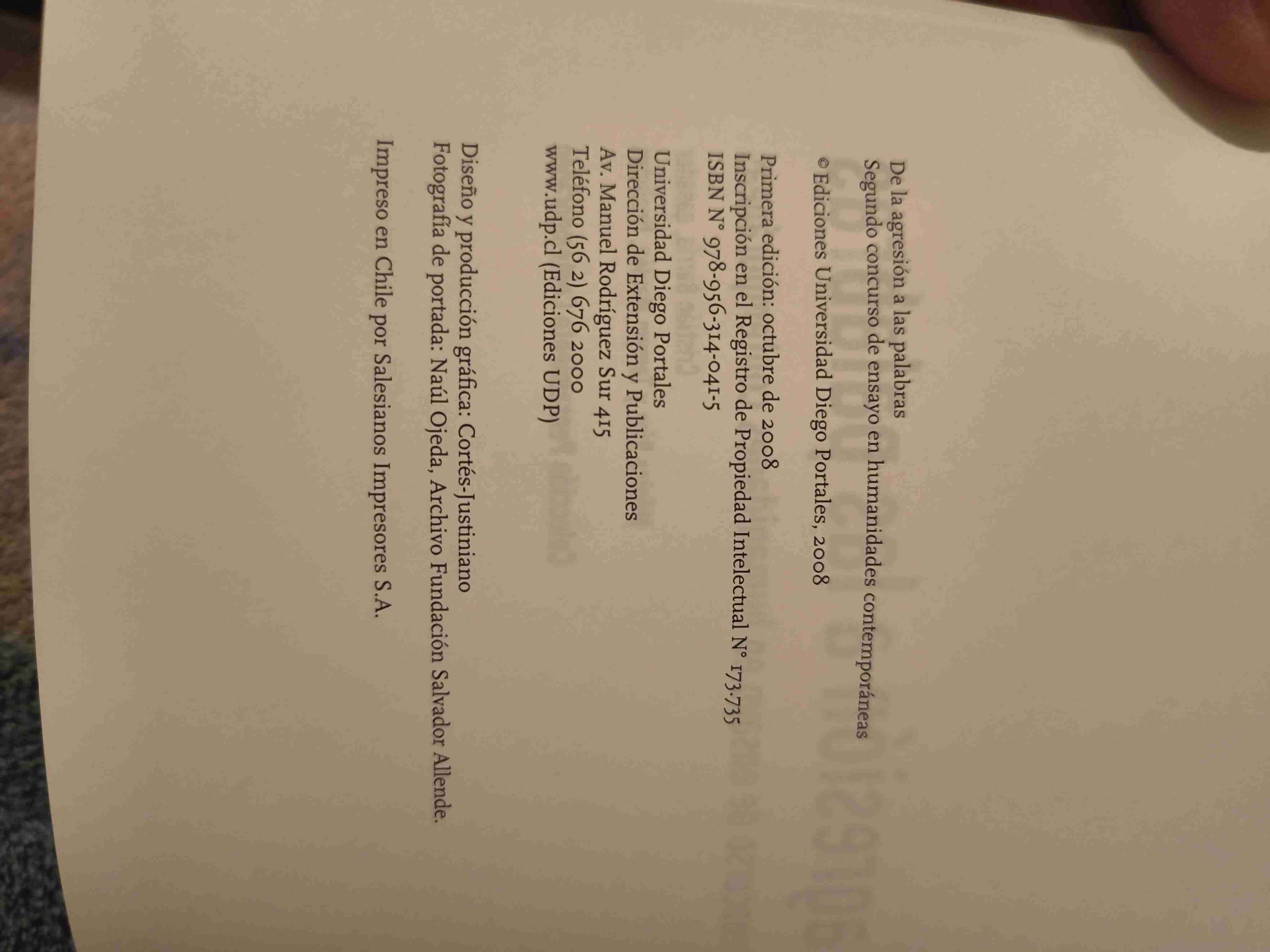 Libro 'De la agresión a las palabras' - miniatura 3