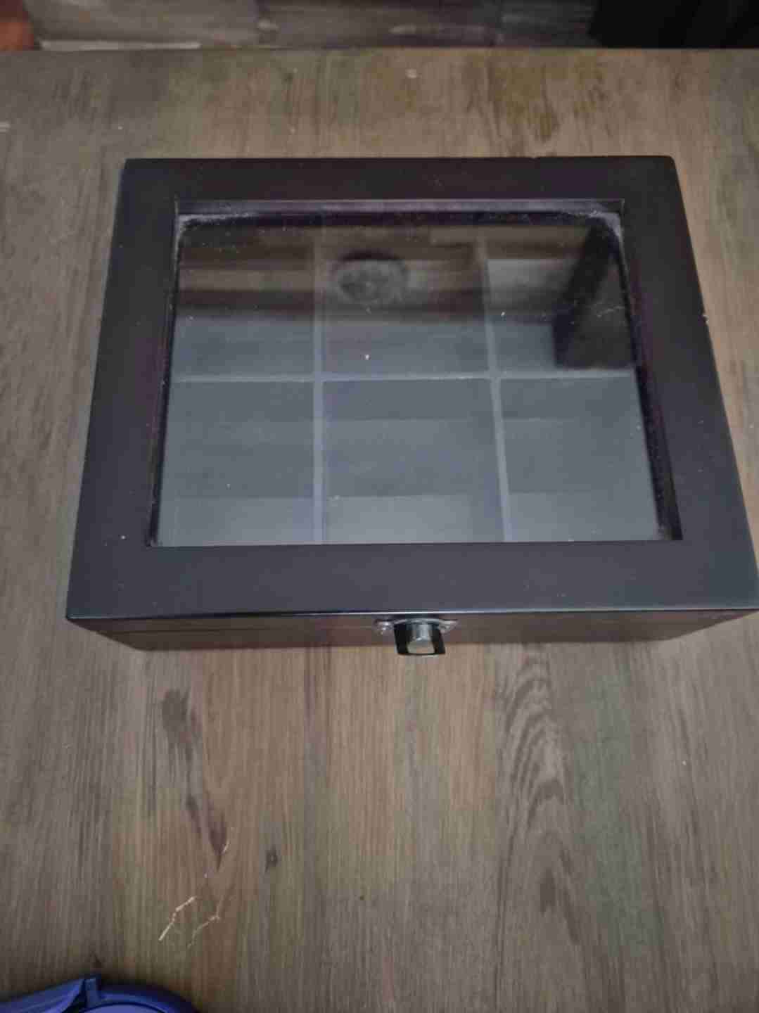 Caja de té, hecho de madera - 1