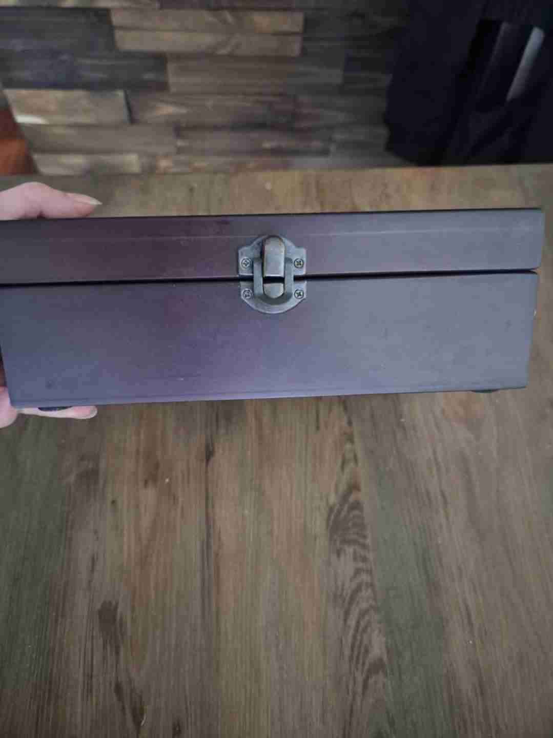 Caja de té, hecho de madera - 3