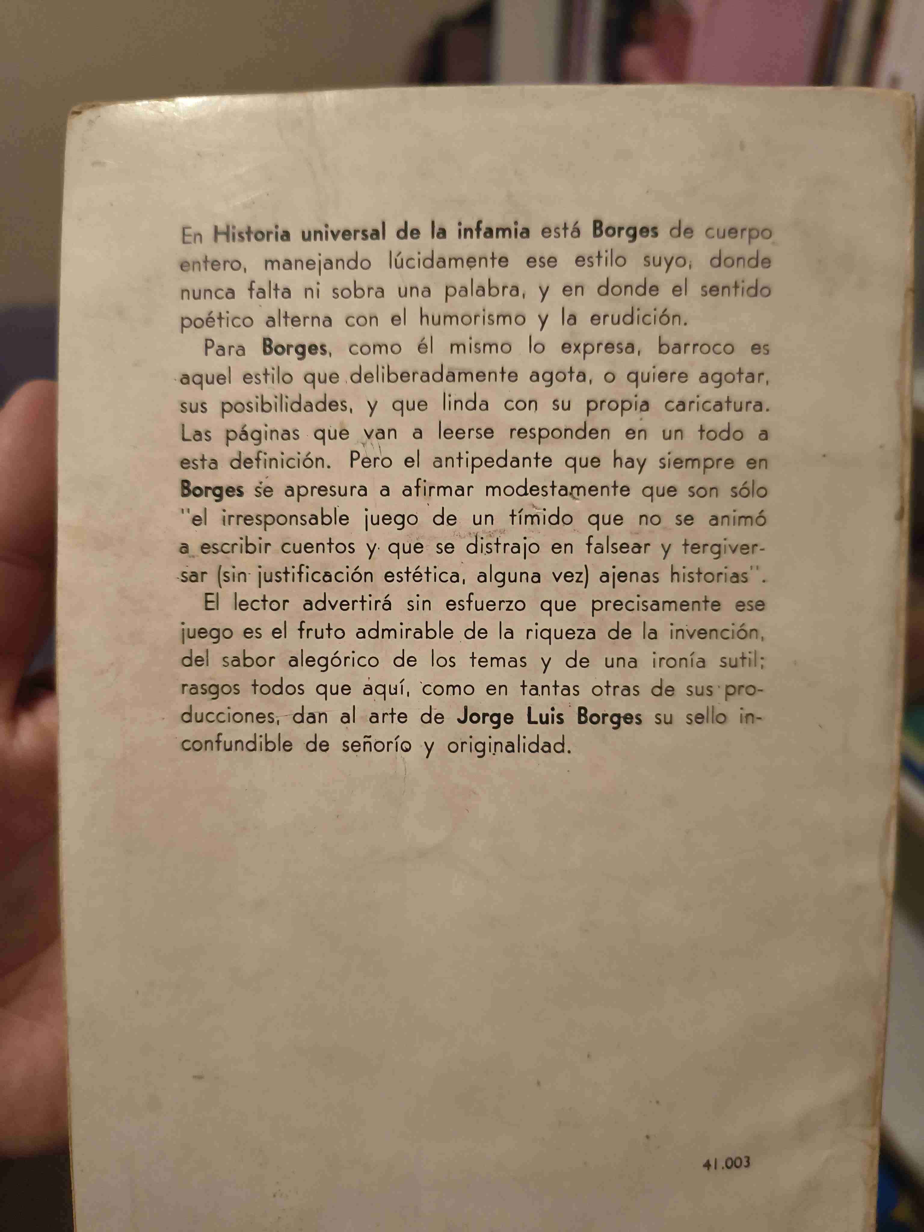 Libro Historia Universal de la Infamia - miniatura 2