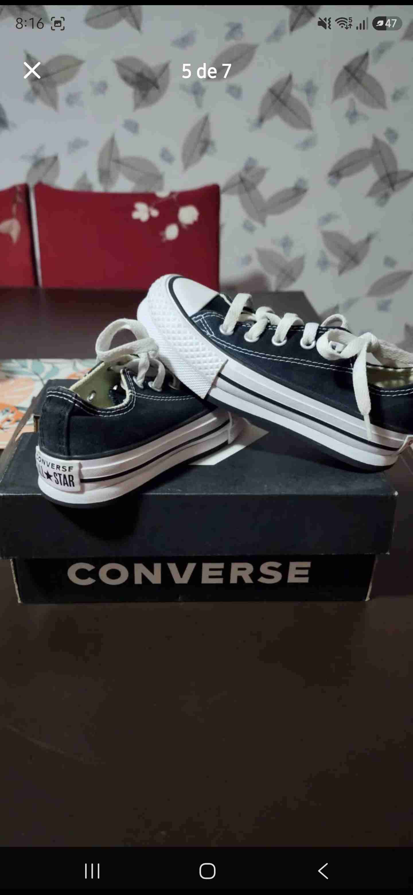 Zapatillas Converse negras unisex - miniatura 1