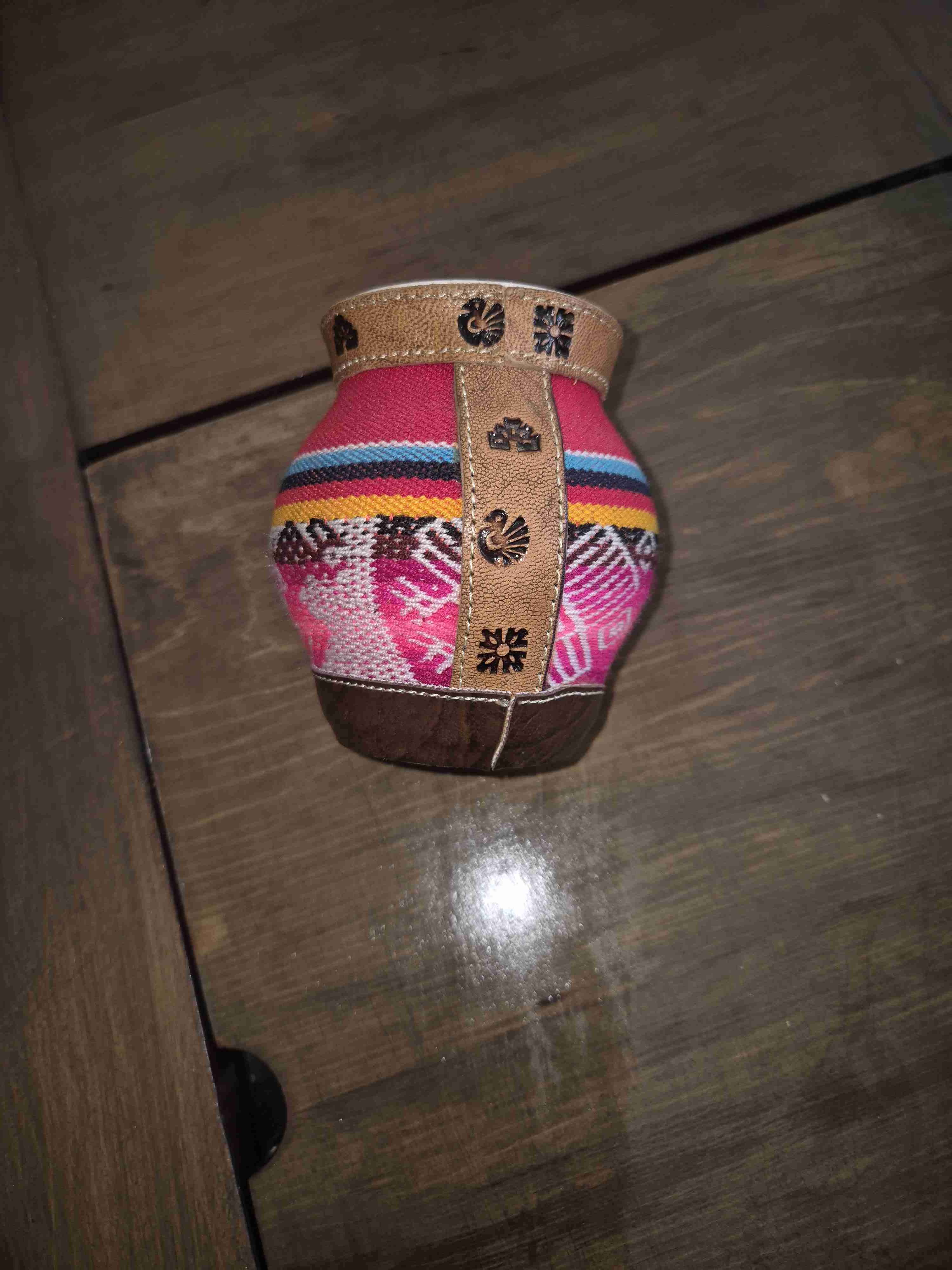 Mate artesanal cuero Chile - miniatura 3