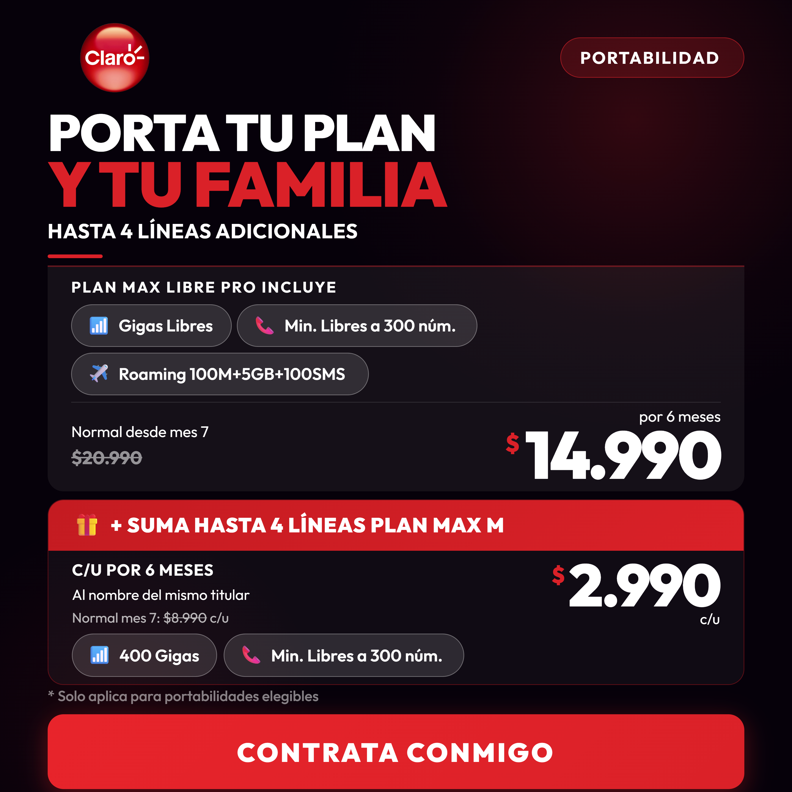 Planes móviles Claro - miniatura 4