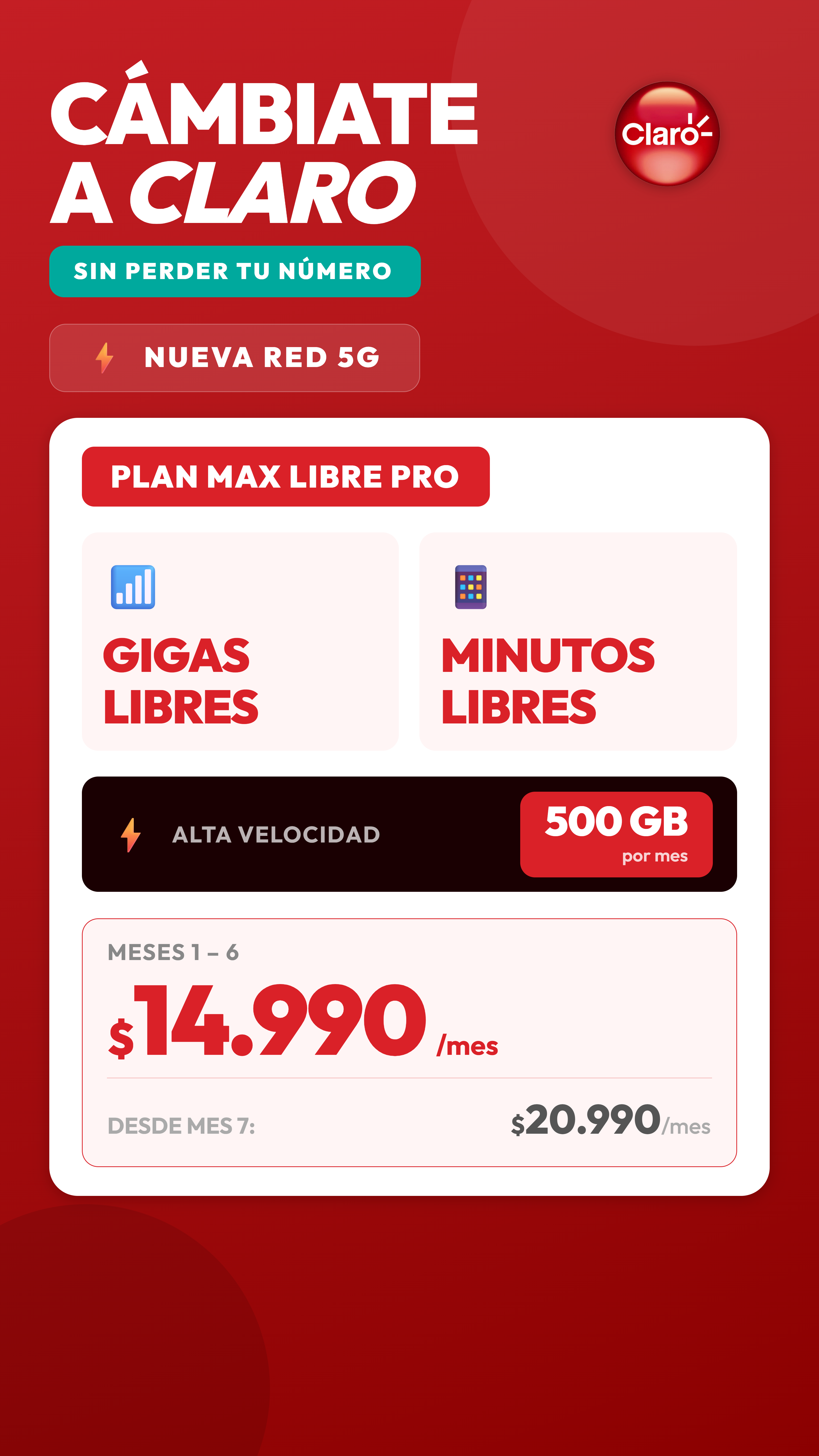 Planes móviles Claro - miniatura 6