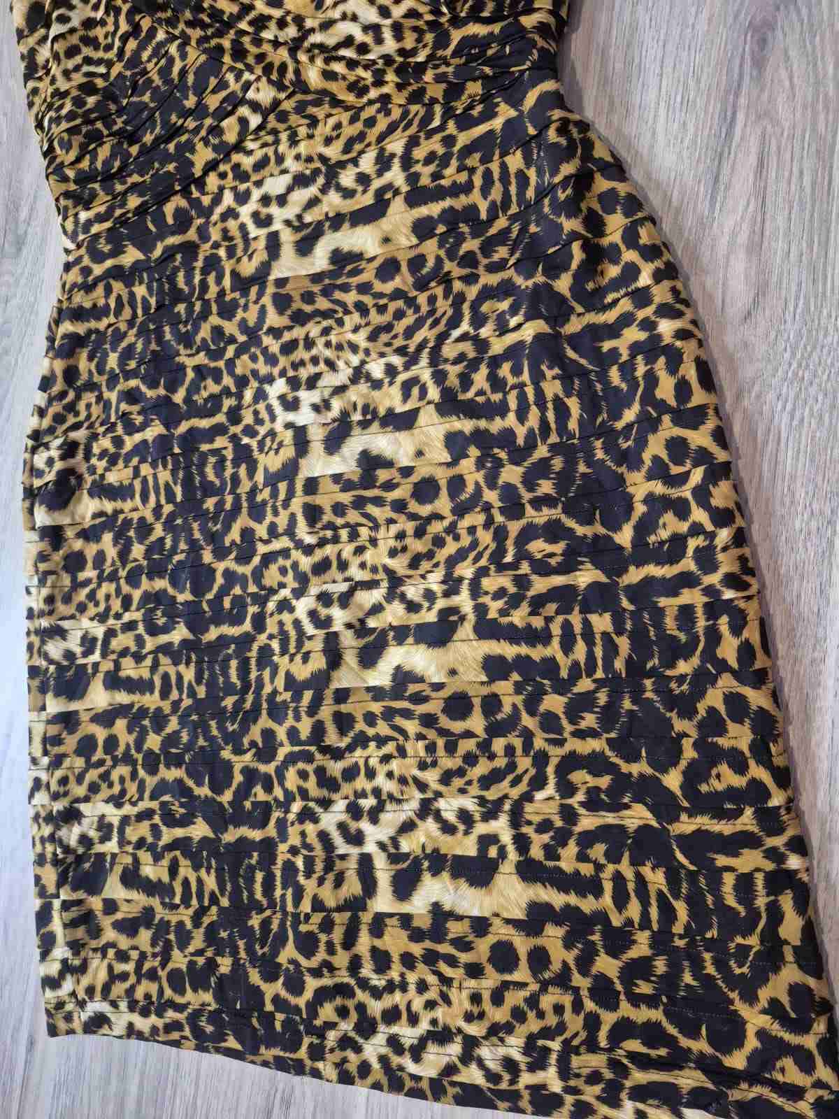 Vestido estampado animal print - miniatura 6