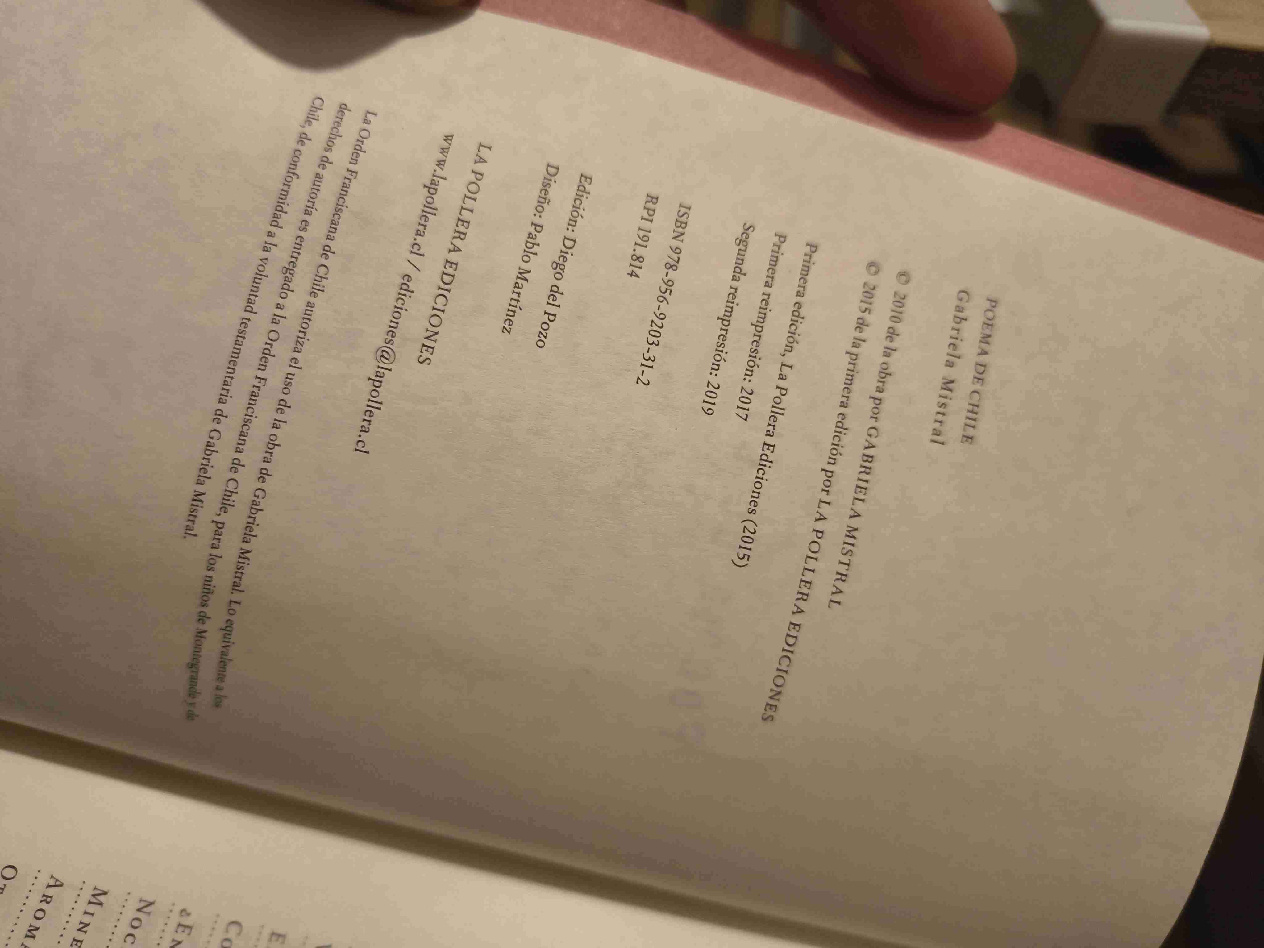 Libro Poema de Chile - miniatura 3