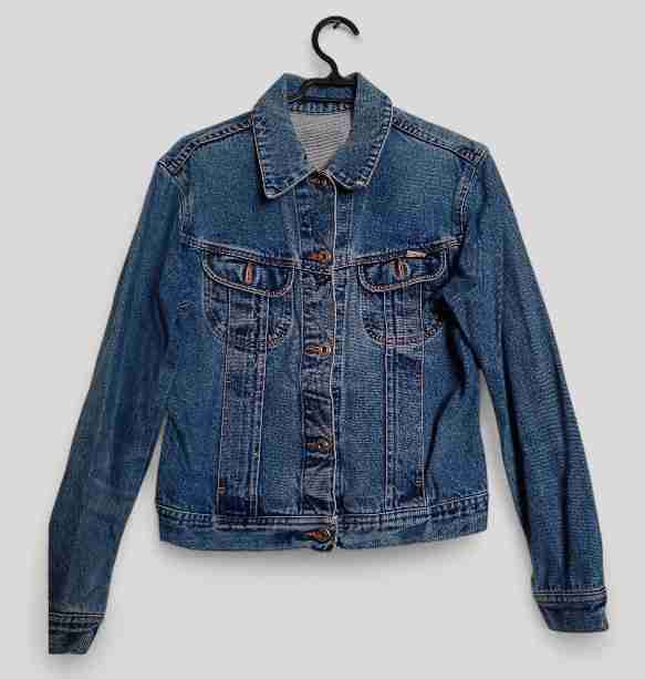 Chaqueta de mezclilla azul